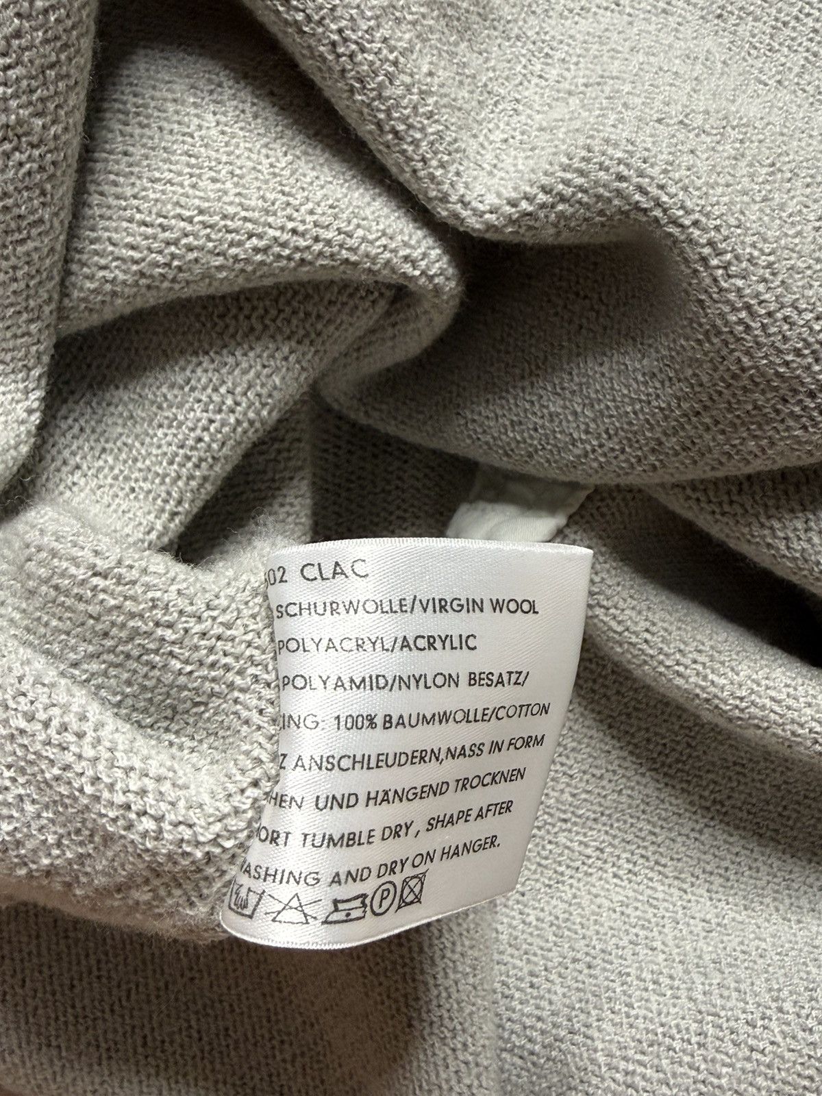 Annette Gortz Annette Gortz Gray Wool Knit 3/4 zip Hoodie size S Size S / US 4 / IT 40 - 10 Thumbnail