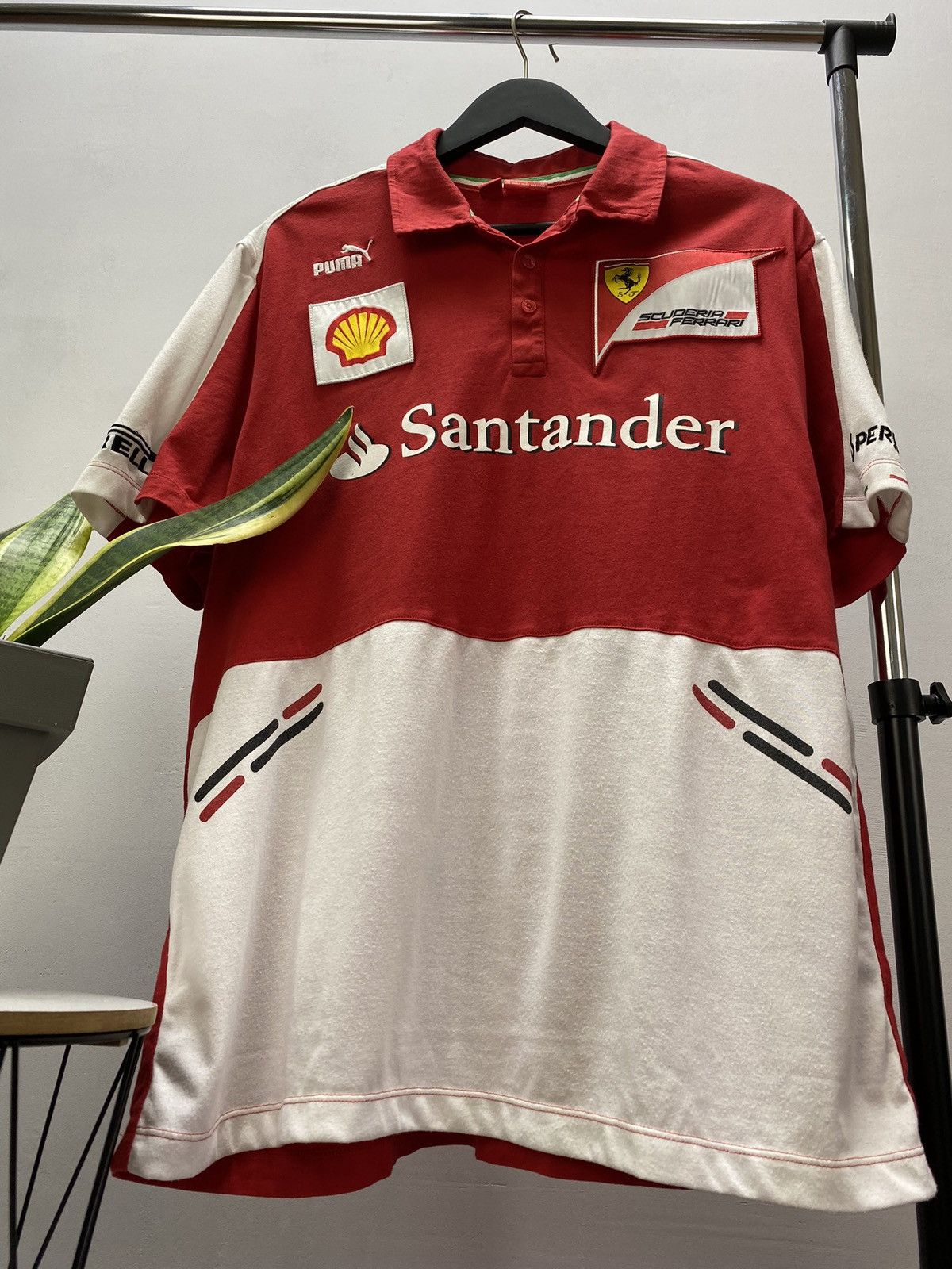 Puma Puma Ferrari Racing Polo Shirt UPS Santander F1 BMW Audi Size US XXL / EU 58 / 5 - 5 Thumbnail
