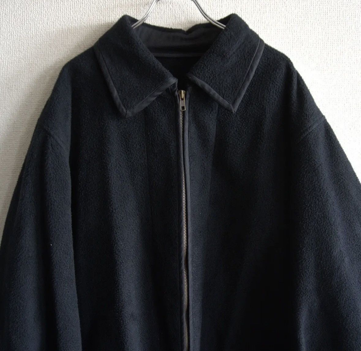 Yohji Yamamoto Yohji Yamamoto 1990s Wool Oversized Zipper Jacket Size US L / EU 52-54 / 3 - 4 Thumbnail