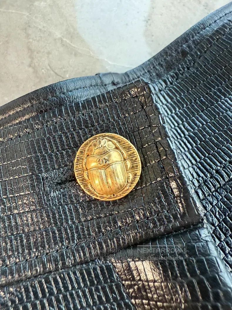 Chanel Chanel Egyptian series beetle deer leather pants Size 24" / US 00 / IT 34 - 4 Thumbnail