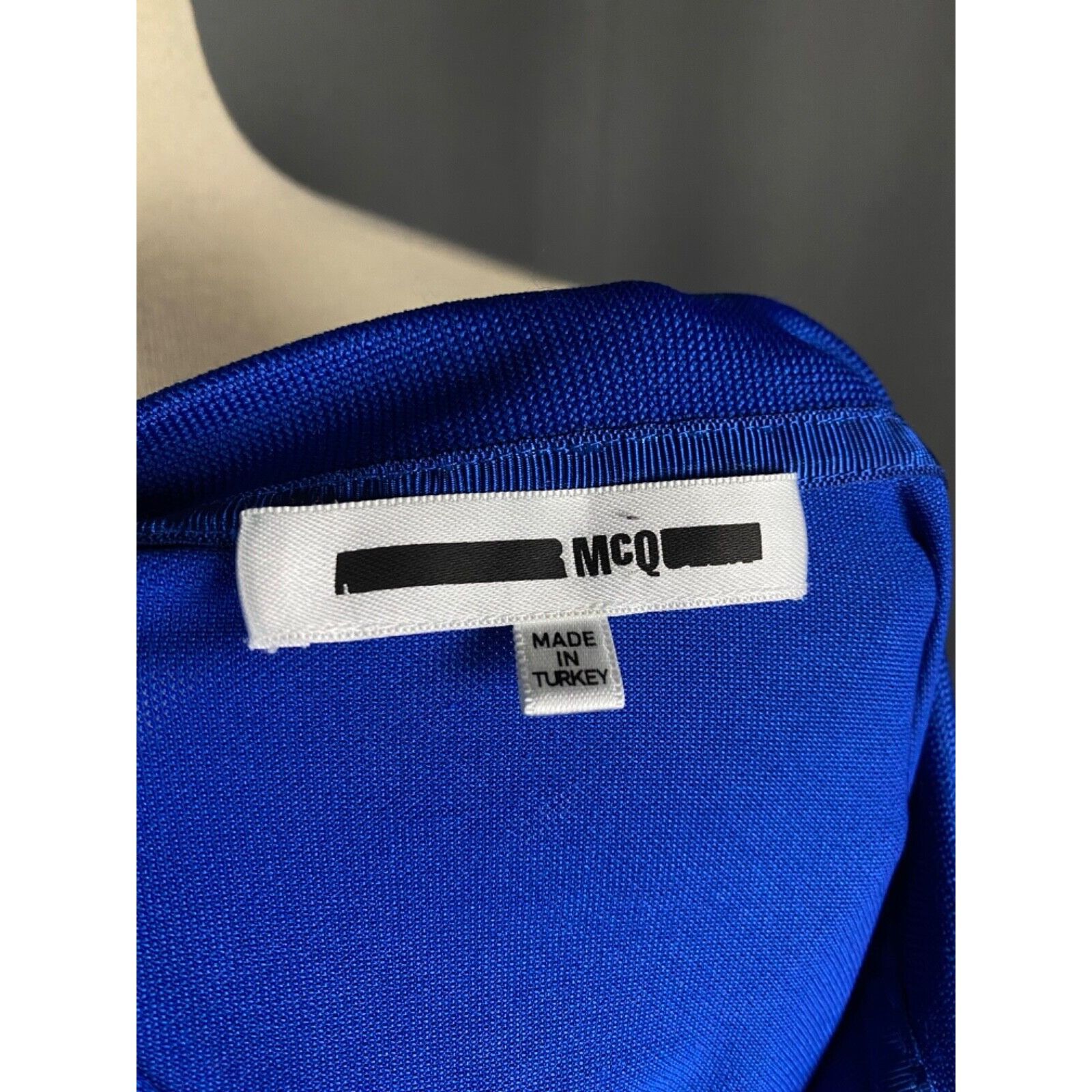 Alexander McQueen MINT! Alexander McQueen Small Logo Men's Blue Polo T-Shirt S Size US XS / EU 42 / 0 - 10 Thumbnail