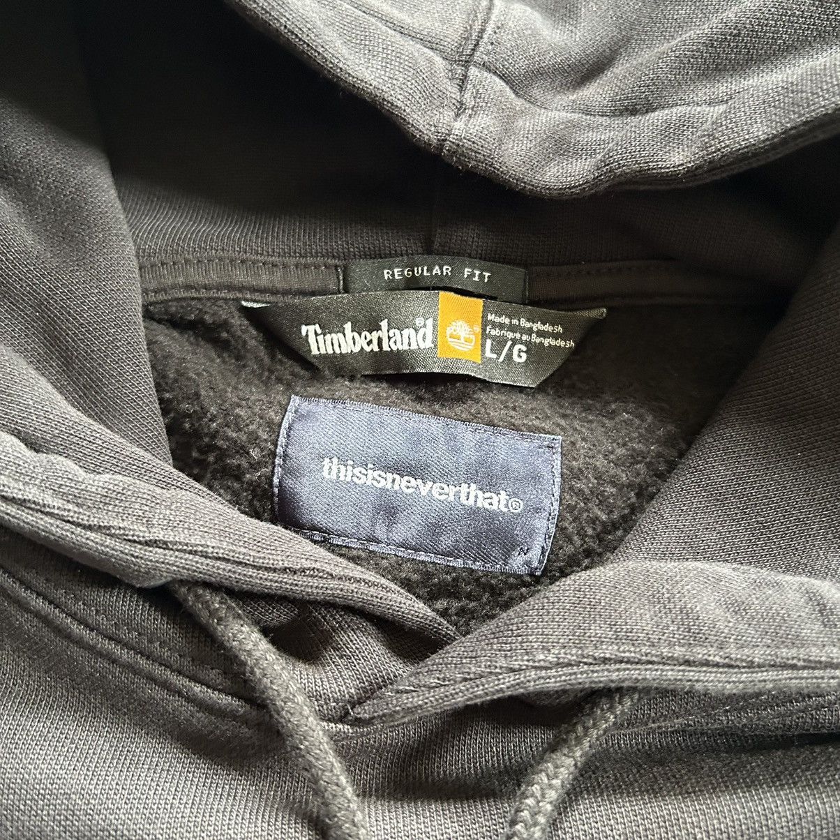 thisisneverthat TNT TiMBERLAND FADED HOODiE SWEATSHiRT ViNTAGE WASHED BLACK Size US L / EU 52-54 / 3 - 3 Thumbnail