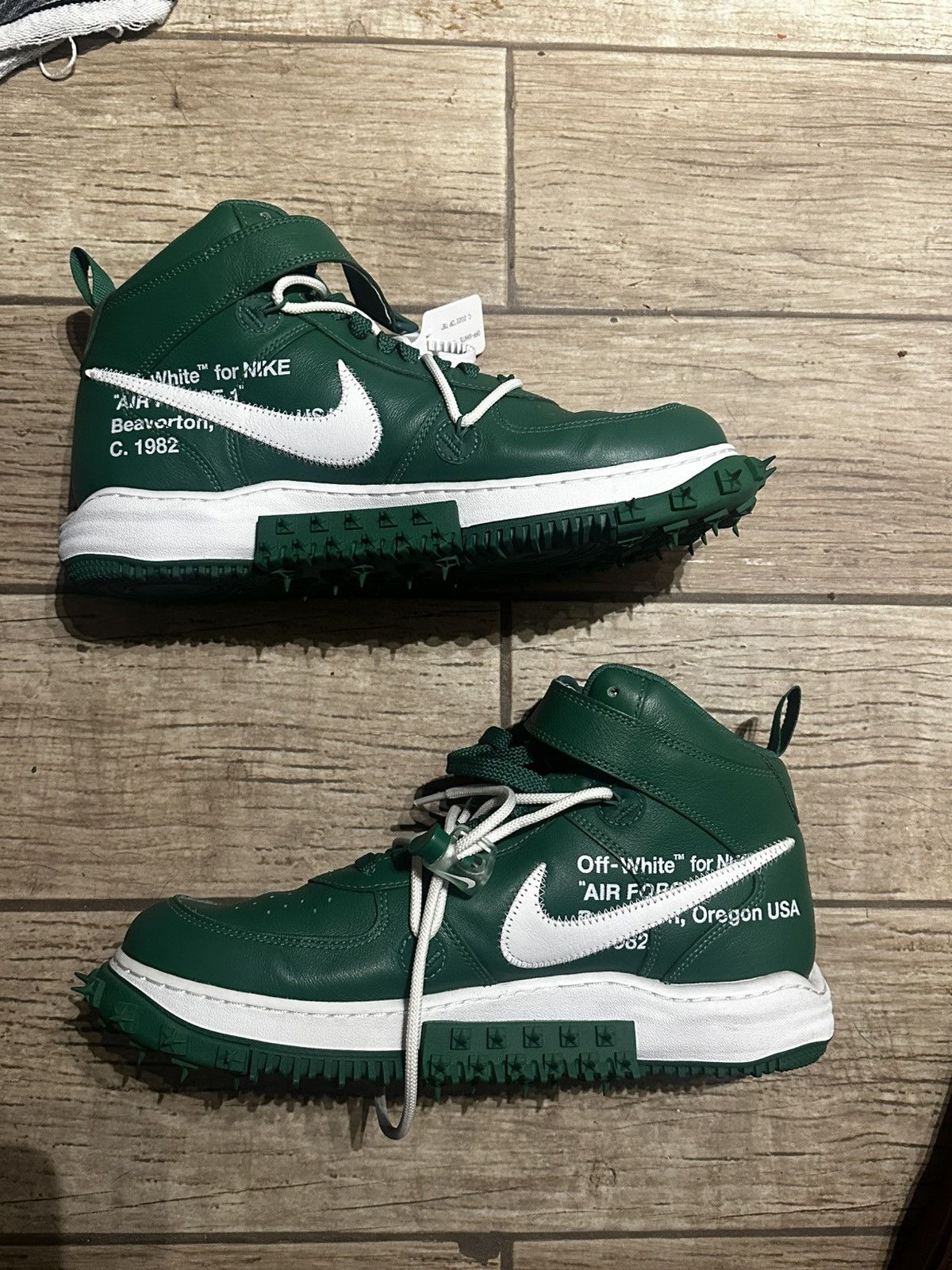 Nike × Off-White Air Force 1 mid sp lthr “off white” Size US 12 / EU 45 - 3 Thumbnail
