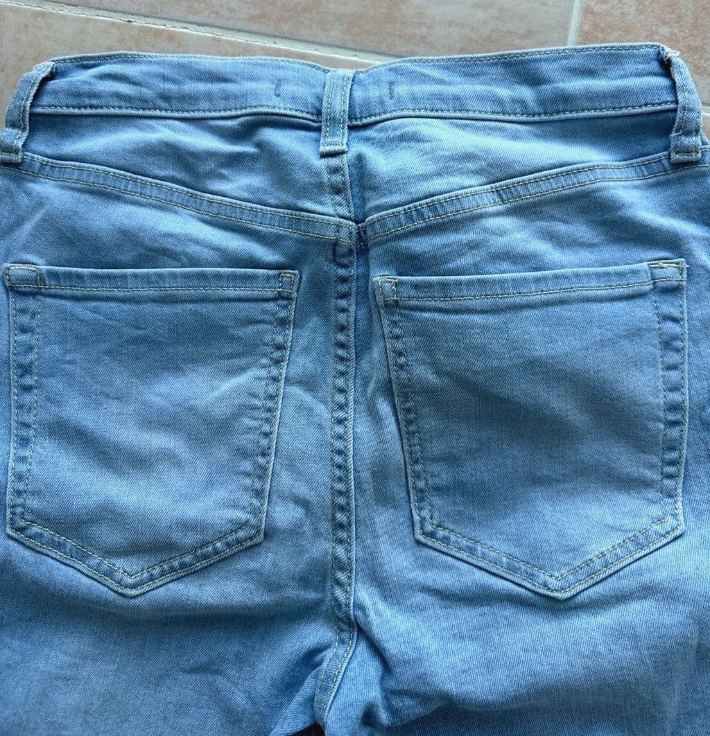 Free People Free People Great Heights Frayed Hem Skinny Jeans Size W27 Size 27" / US 4 / IT 40 - 9 Thumbnail