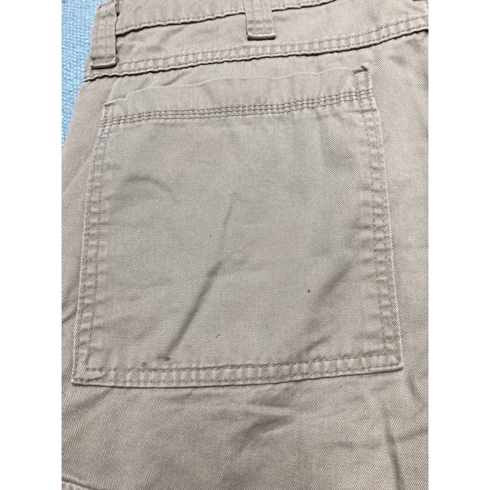 Wrangler VINTAGE Wrangler Cargo Pants Baggy Skater Relaxed Khaki Beige 36x30 Inseam 25 Mens Cargo Pants 36x25 Size US 36 / EU 52 - 7 Thumbnail