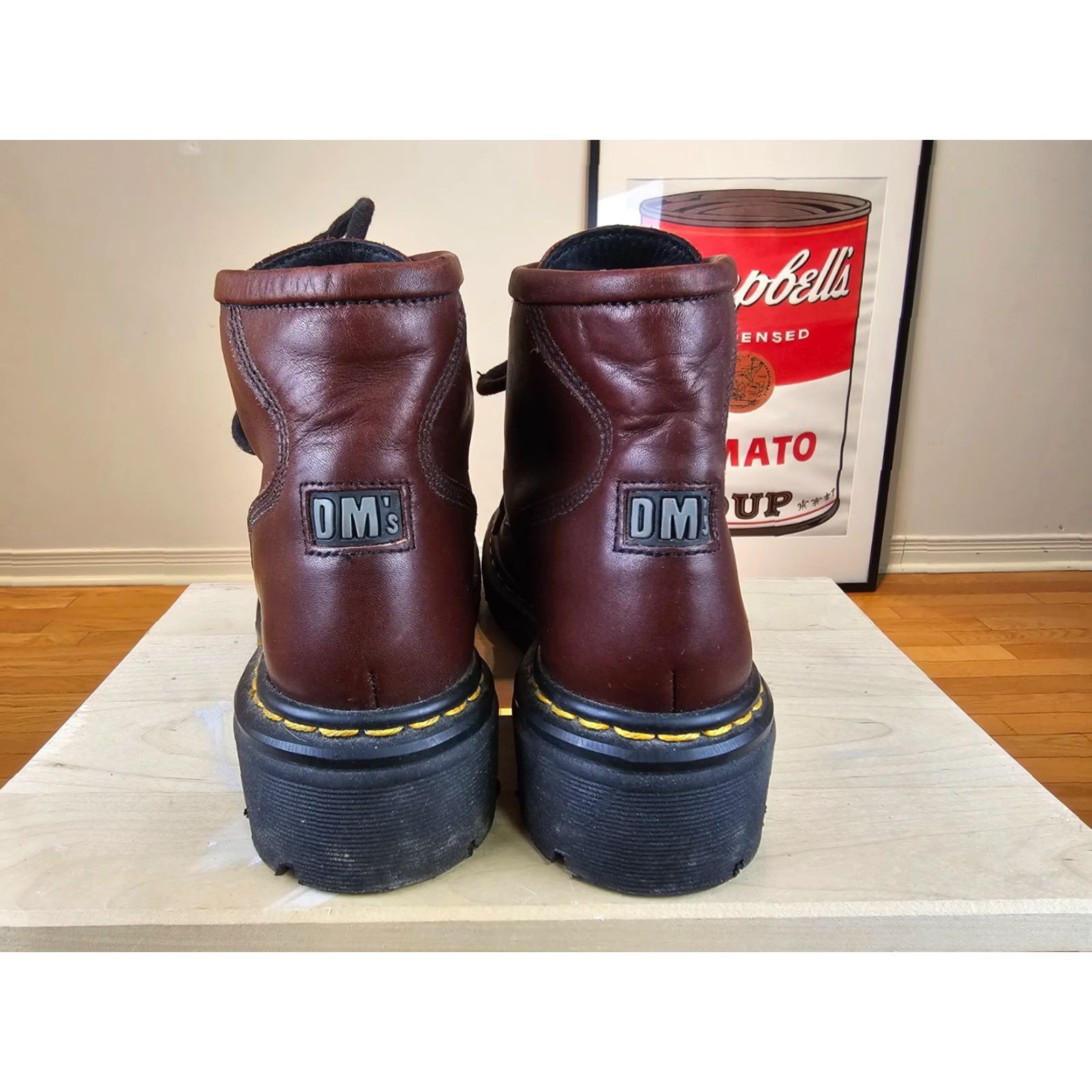 Dr. Martens VINTAGE Dr. Martens 9013 Leather Boots SZ 6 Made in England Women Boots Brown Leather 9013 Size US 6 / IT 36 - 6 Thumbnail