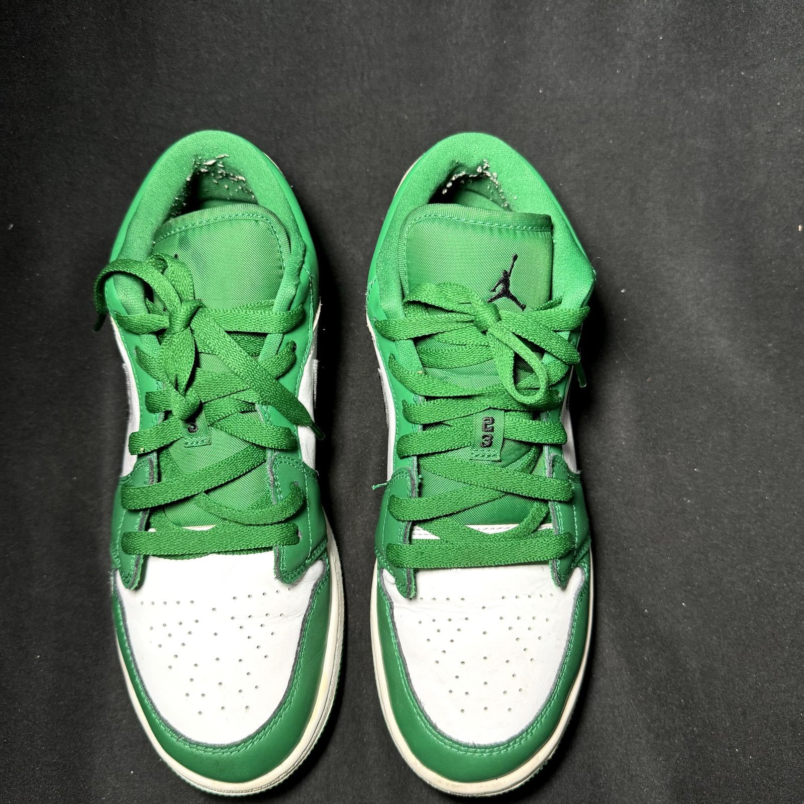 Jordan Brand × Nike Size 7 - Air Jordan 1 Low GS Pine Green 2020 Men's Shoes Size US 7 / EU 40 - 3 Thumbnail