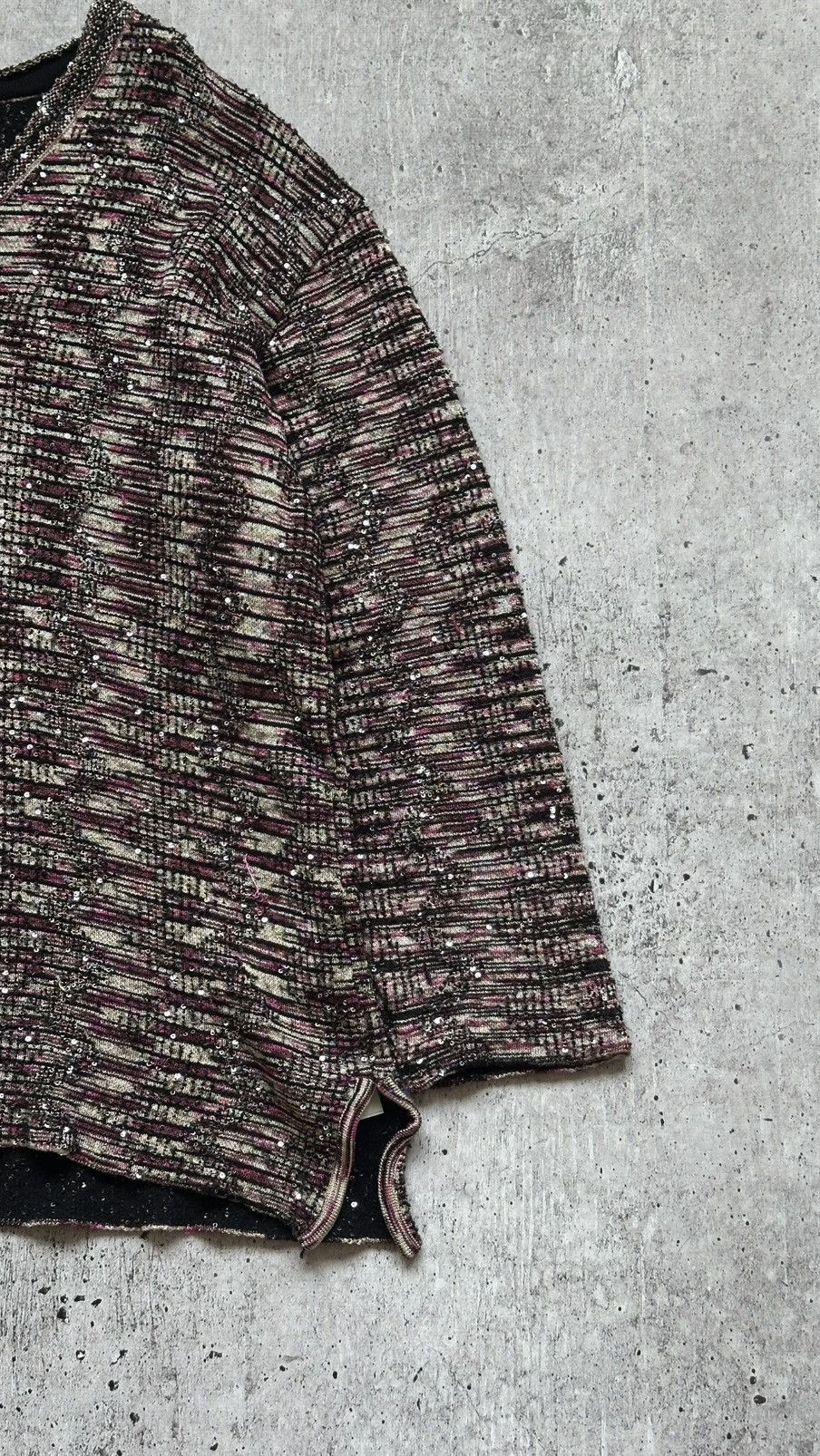 Missoni Women's Missoni V Neck Pullover Size L / US 10 / IT 46 - 3 Thumbnail