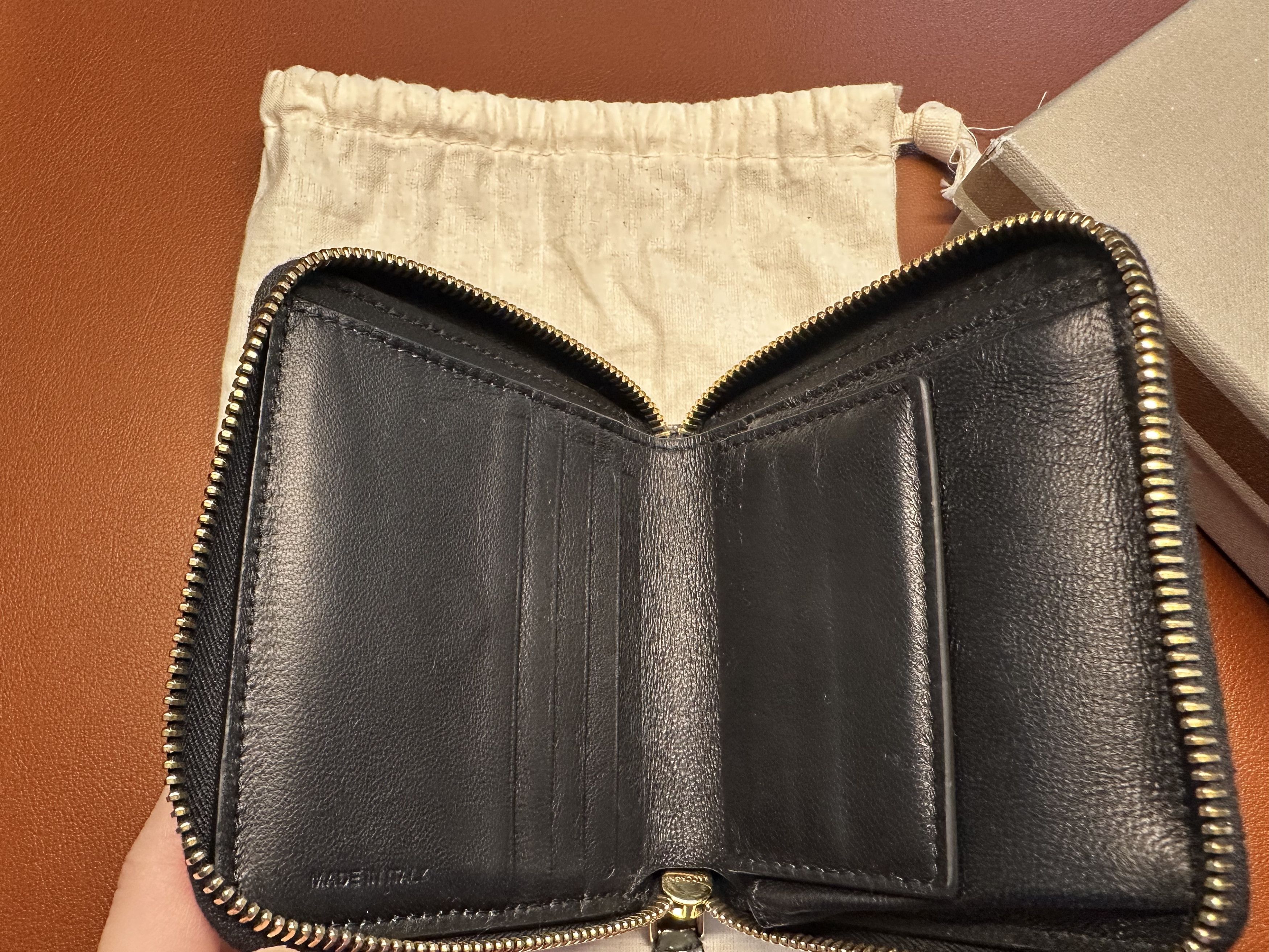 Marni Marni Olive Leather Zip Wallet Size ONE SIZE - 3 Thumbnail