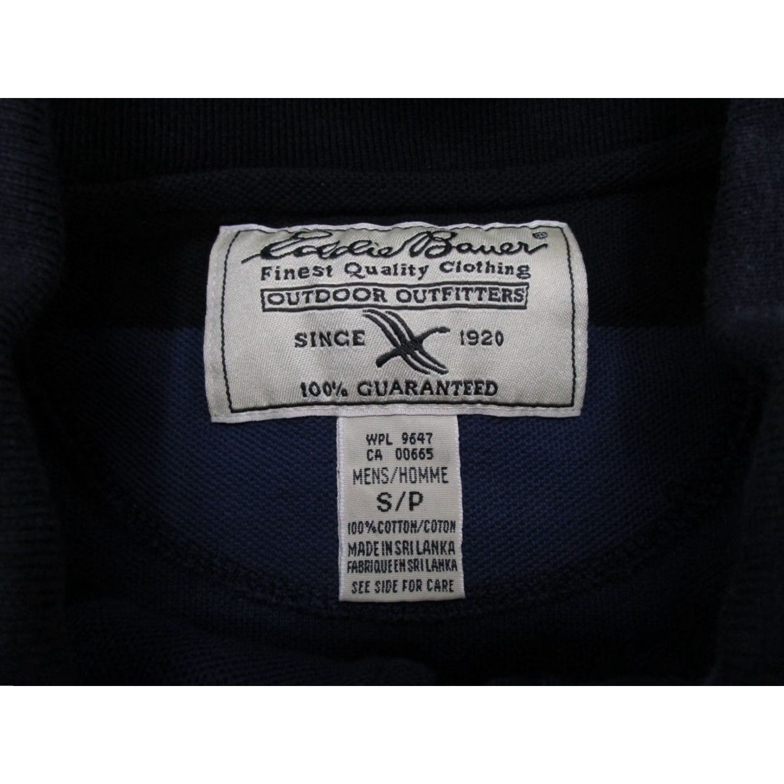 Eddie Bauer VINTAGE Eddie Bauer Polo Shirt Mens S Blue 1/4 Zip Pullover Long Sleeve Striped Polo Shirt Mens S Blue 1/4 Zip Pullover Long Sleeve Striped Size US S / EU 44-46 / 1 - 2 Thumbnail