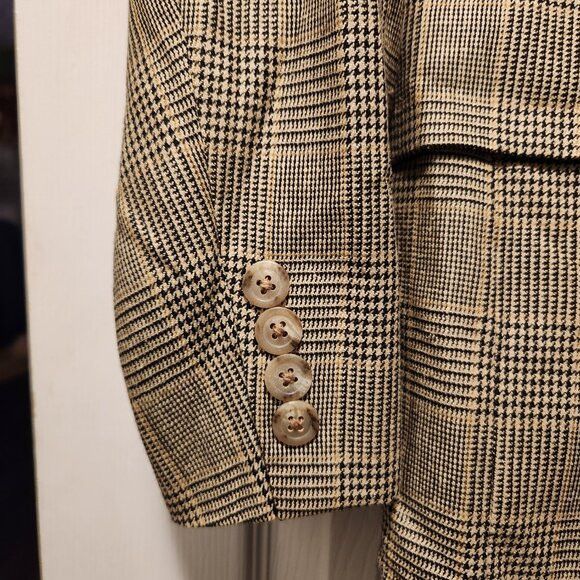 Hart Schaffner Marx hart schaffner marx men's silk linen sport coat blazer 46L Size 46L - 3 Thumbnail