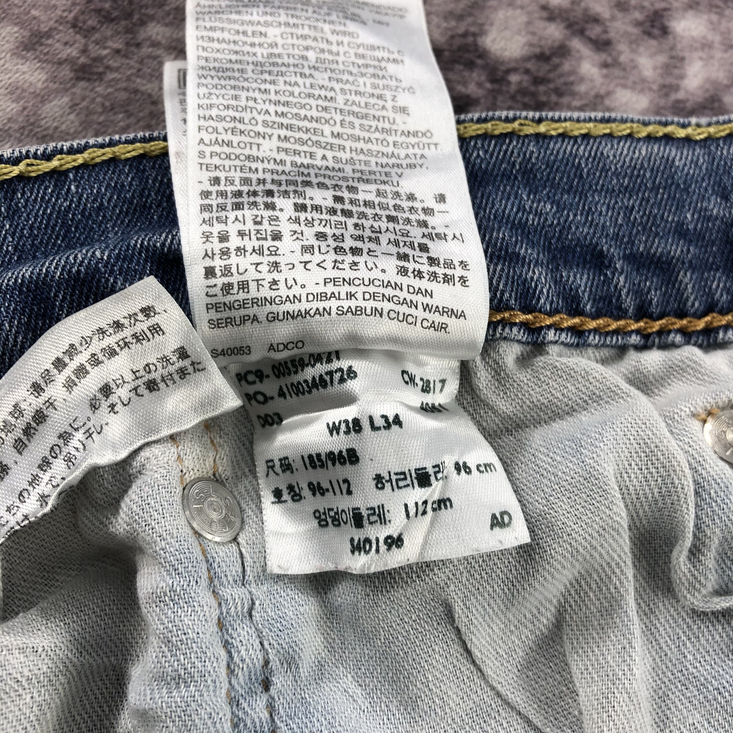 Levi's × Vintage Vintage Blue Wash Levis 559 Jeans-JM3134 Size US 38 / EU 54 - 15 Thumbnail