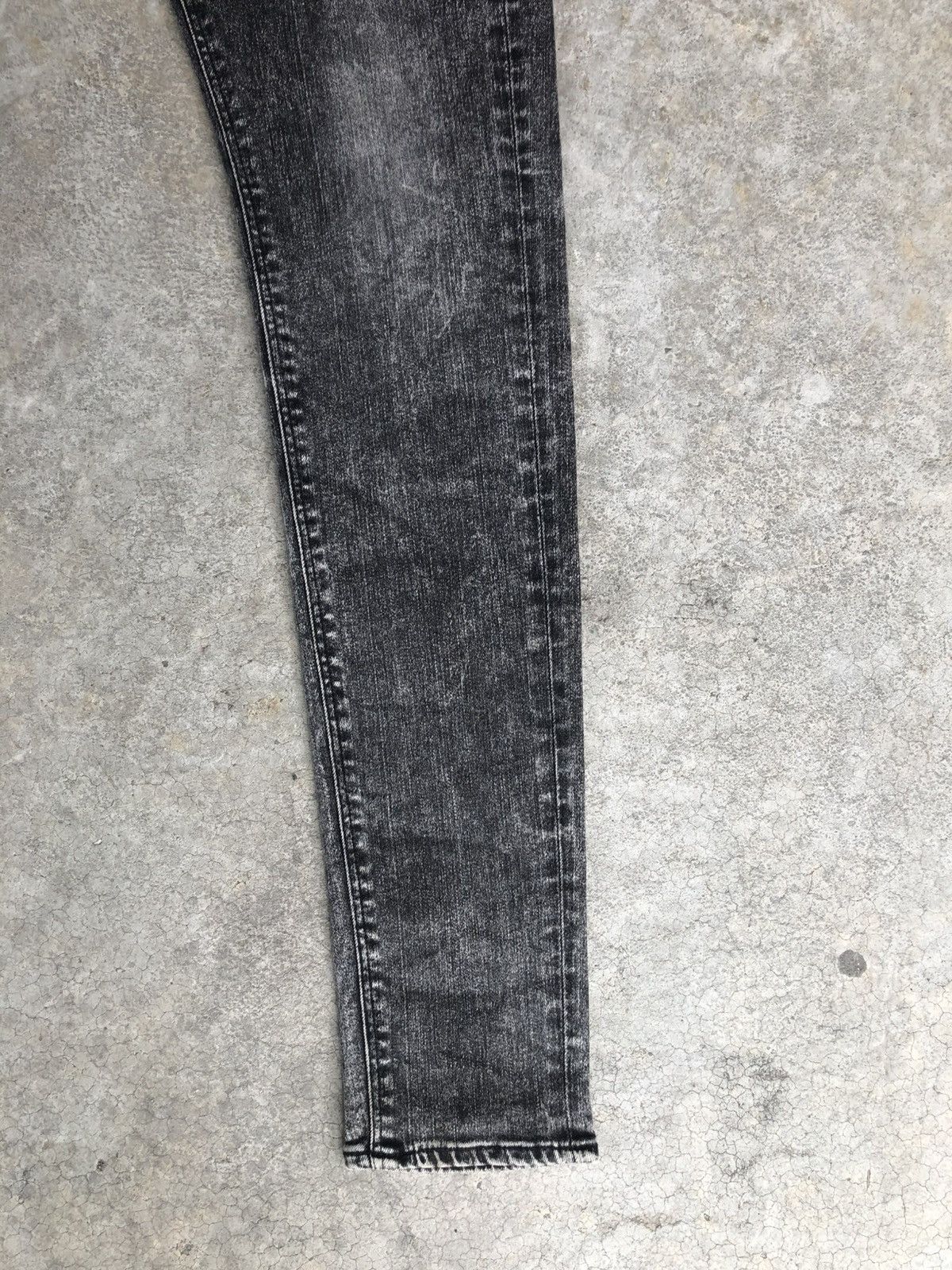 If Six Was Nine Japanese Vanquish Distressed Denim Skinny Jeans Size US 32 / EU 48 - 7 Thumbnail