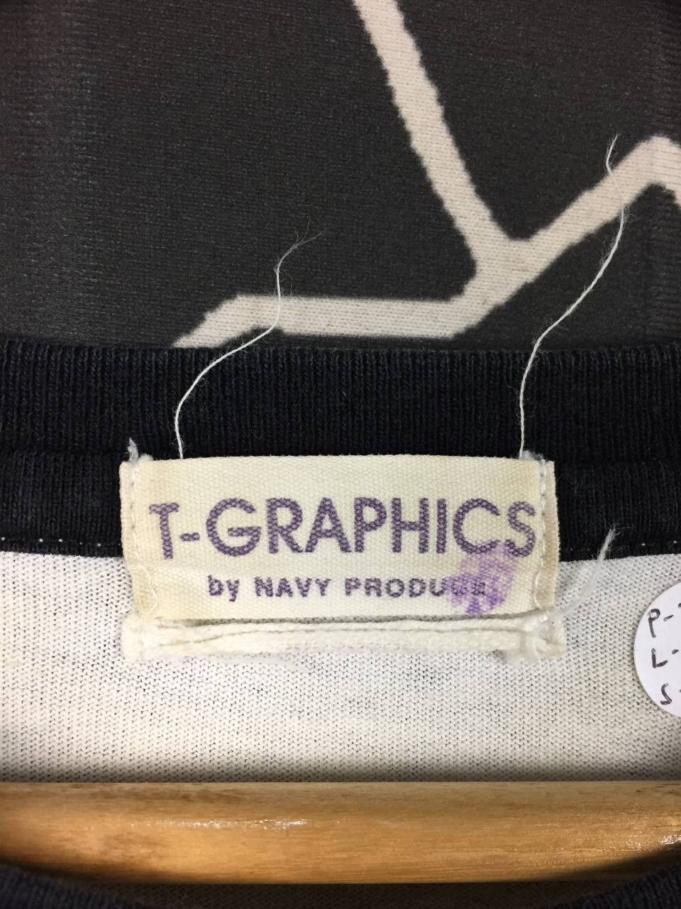 Vintage T-Graphics By Navy Produce Rowdy Bikers MC Raglan Tee Size US M / EU 48-50 / 2 - 20 Thumbnail