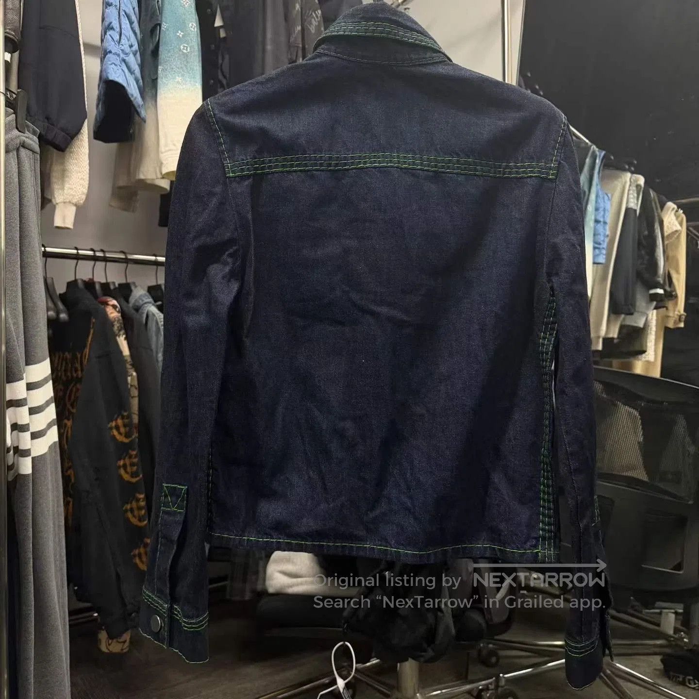 Bottega Veneta Bottega Veneta Short Contrast Stitch Denim Jacket. Size US S / EU 44-46 / 1 - 2 Thumbnail