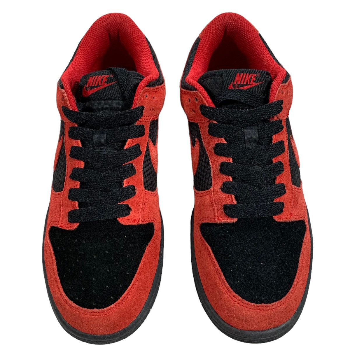 Vintage VTG Nike Dunk Low CL Black Varsity Red Grey 2008 Sneakers Size US 7.5 / EU 40-41 - 3 Thumbnail