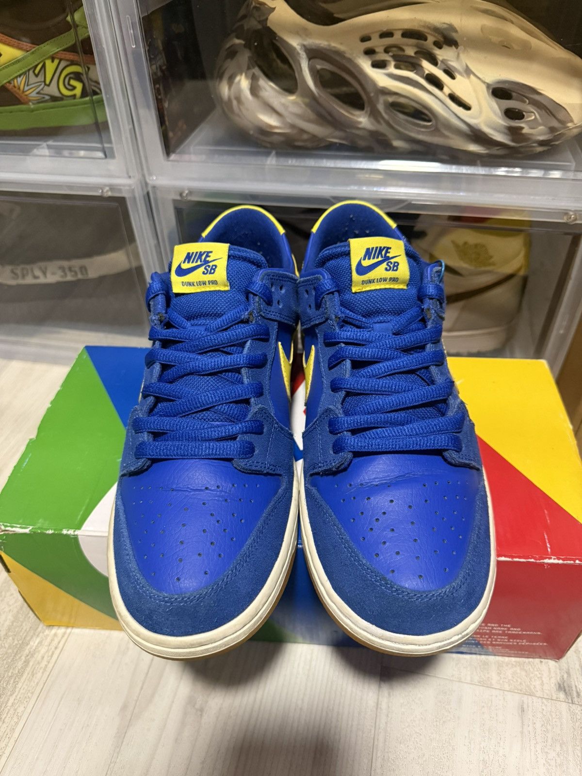 Nike SB Nike SB Dunk Low Pro Boca Jr 2017 Size US 11.5 / EU 44-45 - 4 Thumbnail