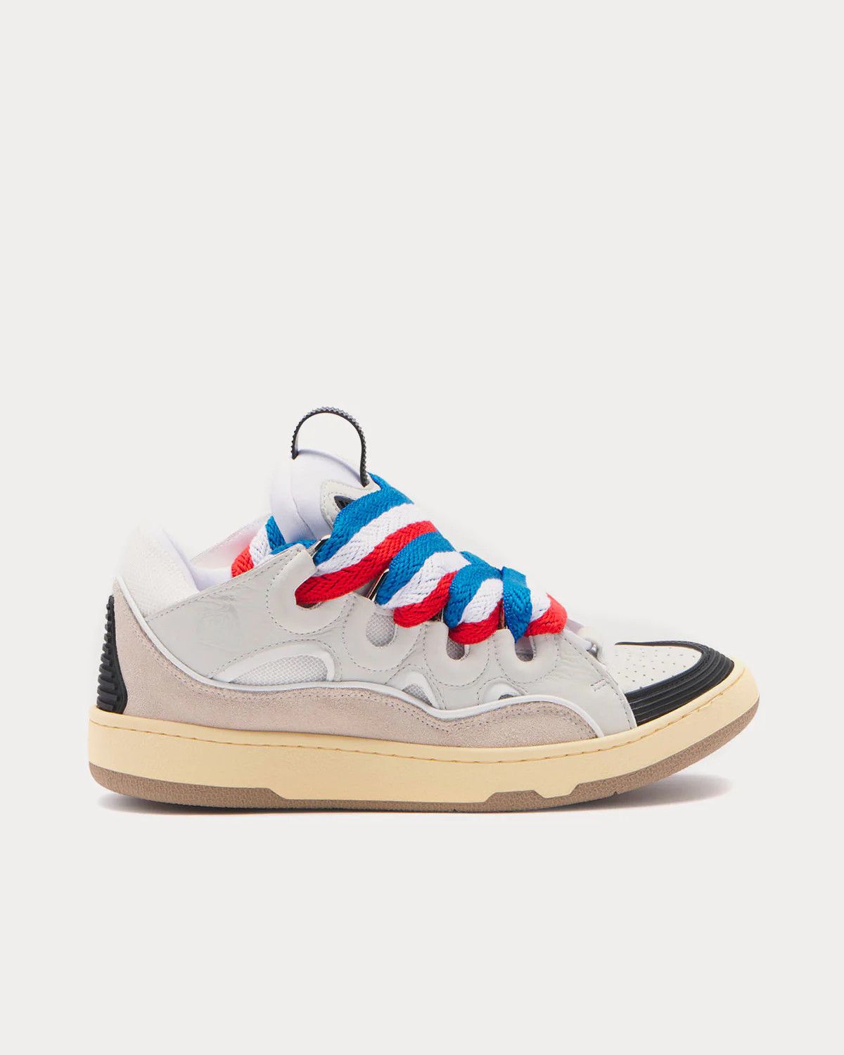 Lanvin o1w1db11124 Curb Leather Sneakers in Multicolor Size US 13 / EU 46 - 1 Thumbnail