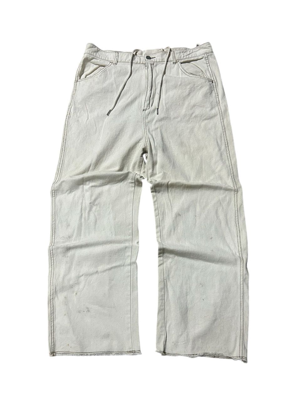 Japanese Brand × Vintage Vintage Chip Clip Style Wide Denim Size US 36 / EU 52 - 1 Thumbnail