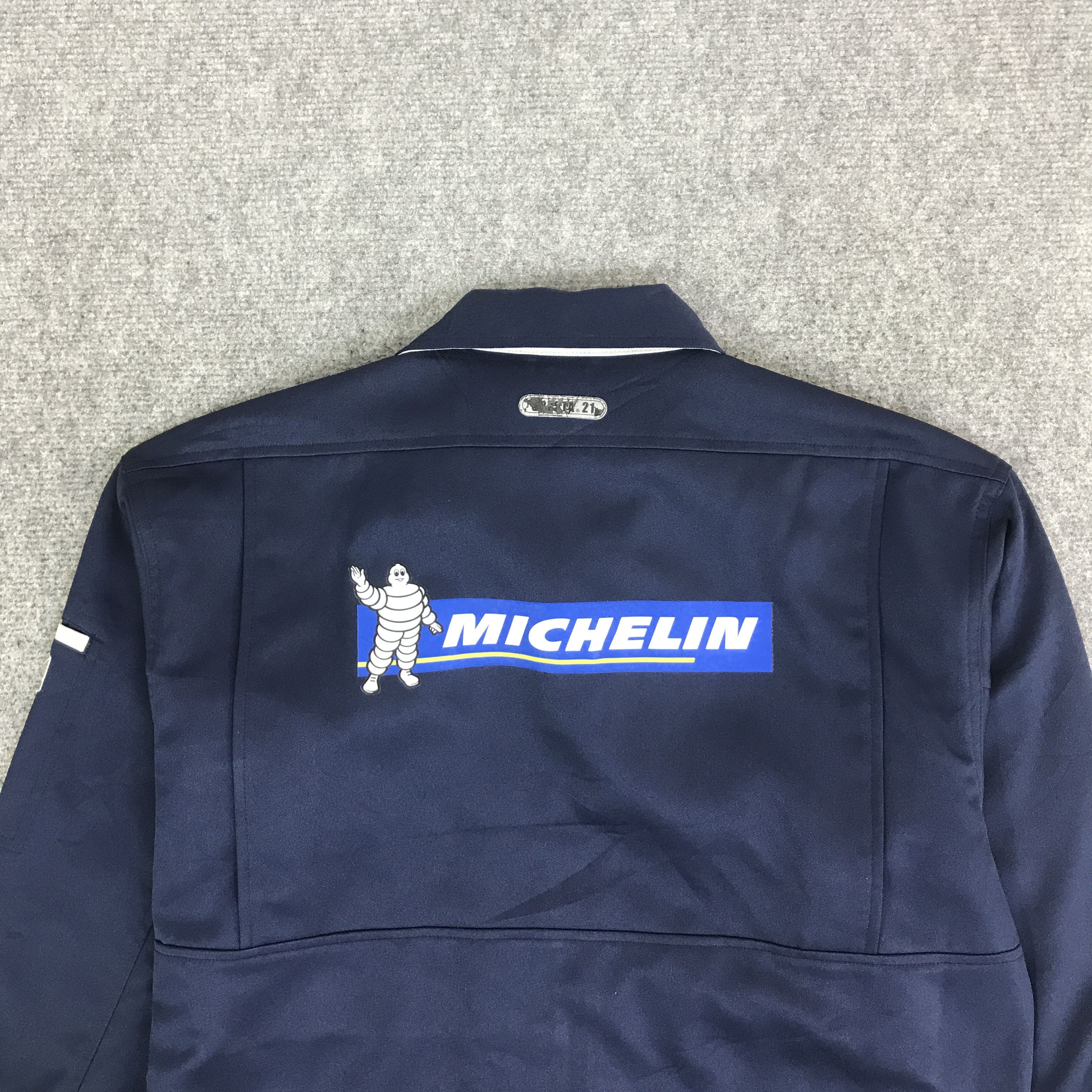 Japanese Brand MICHELIN RACING BLUE JACKET CUSTOM UNIFORM K123B18 Size US M / EU 48-50 / 2 - 4 Thumbnail
