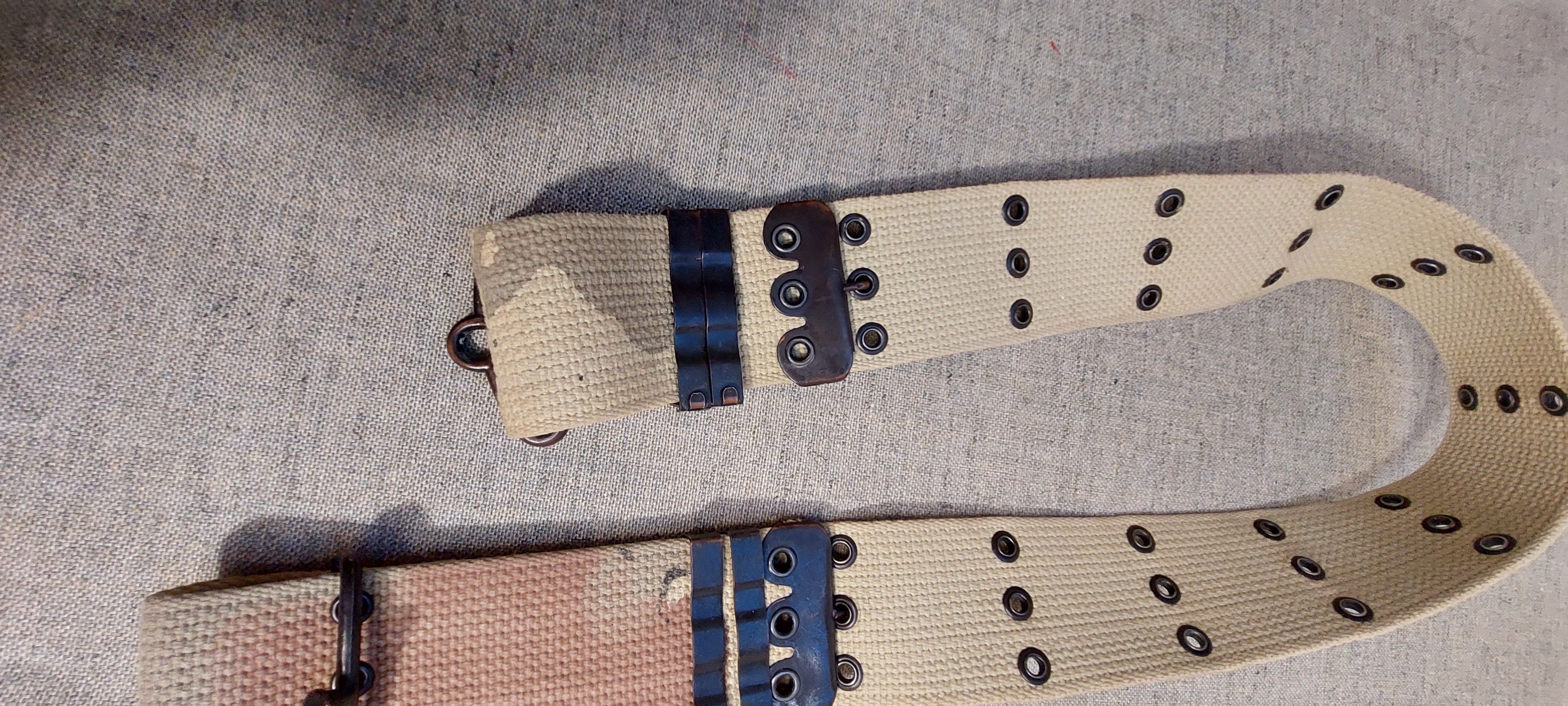 Pepe Jeans Pepe Jeans Y2K Wide Camo Canvas Belt w/ Hooks Size ONE SIZE - 6 Thumbnail