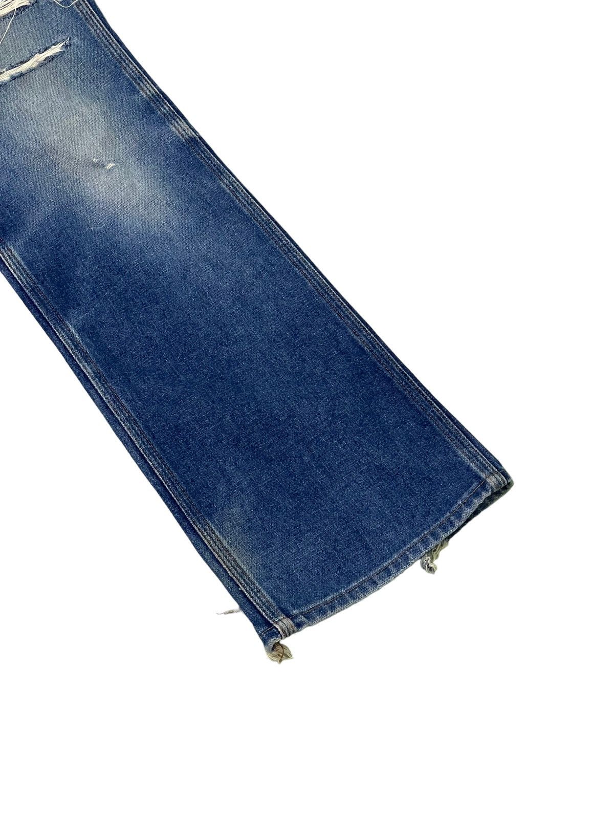 Wrangler Flare Jeans Vtg Wrangler USA Distress Boot Cut 7🟦5 Size US 28 / EU 44 - 4 Thumbnail