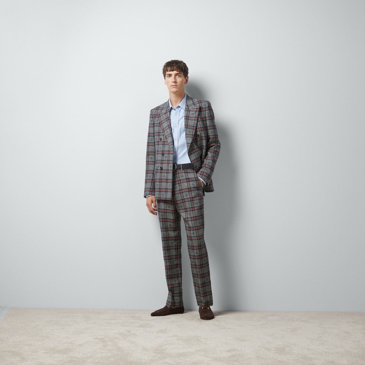 Gucci o1s1wg110125 G Check Wool Jacket in Multicolor Size US S / EU 44-46 / 1 - 2 Thumbnail