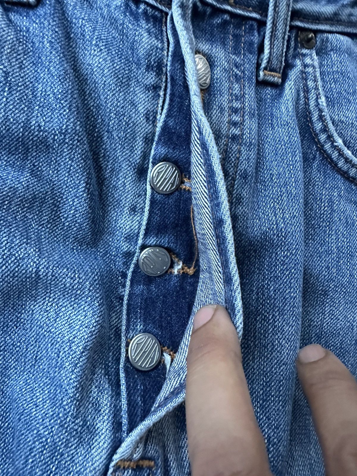 Replay Replay 901 Made in Italy Distressed Vintage Denim D514 Size US 30 / EU 46 - 14 Thumbnail
