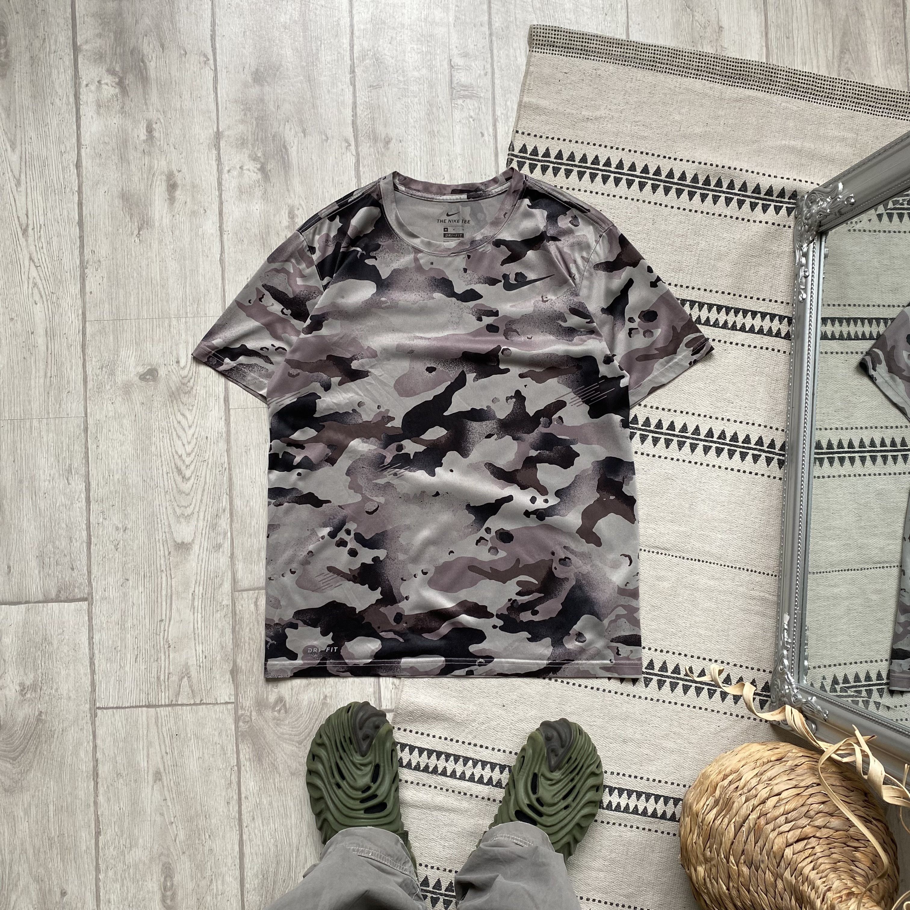 Nike Camouflage Nike pro combat tee Compression jersey dri-fit Size US M / EU 48-50 / 2 - 1 Thumbnail