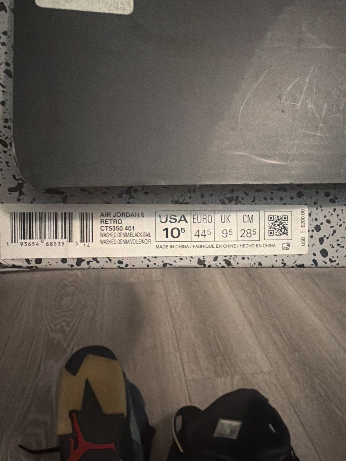 Jordan Brand 2019 jordan 6 washed denim Size US 10.5 / EU 43-44 - 7 Thumbnail