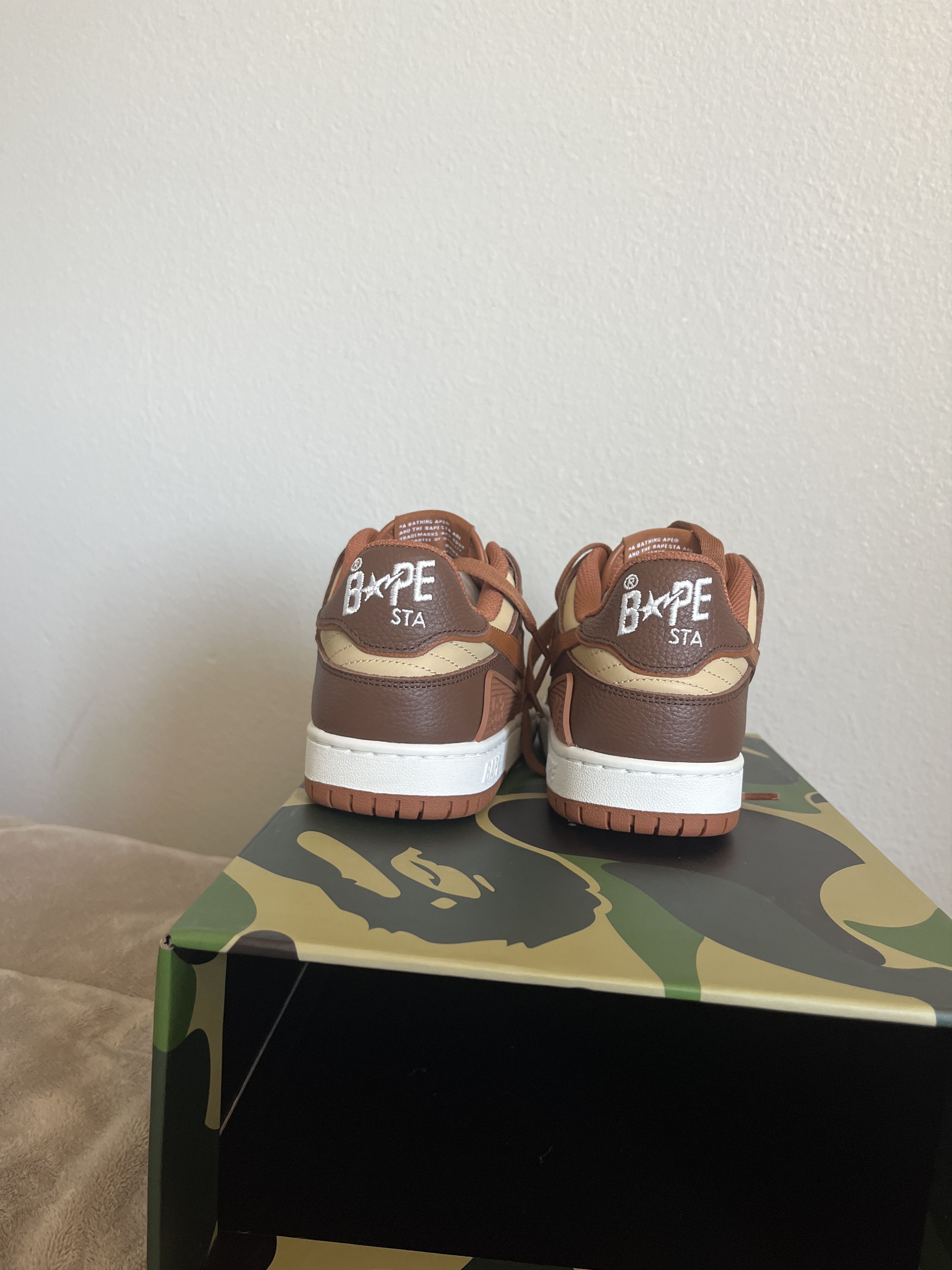 Bape BAPE Sk8 Ska #5 Sneakers Color Brown Size US 8 / EU 41 - 3 Thumbnail