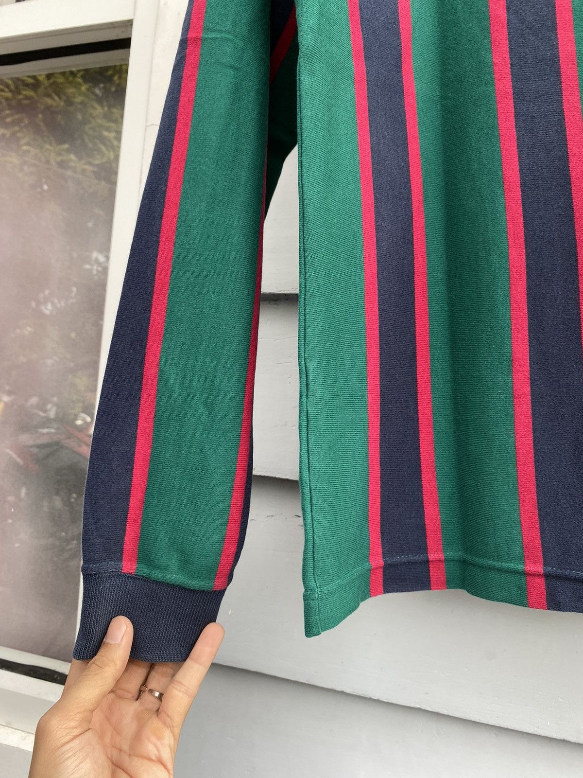Lacoste MADE IN FRANCE Vintage Lacoste Preppy Striped Rugby Polo Size US M / EU 48-50 / 2 - 14 Thumbnail
