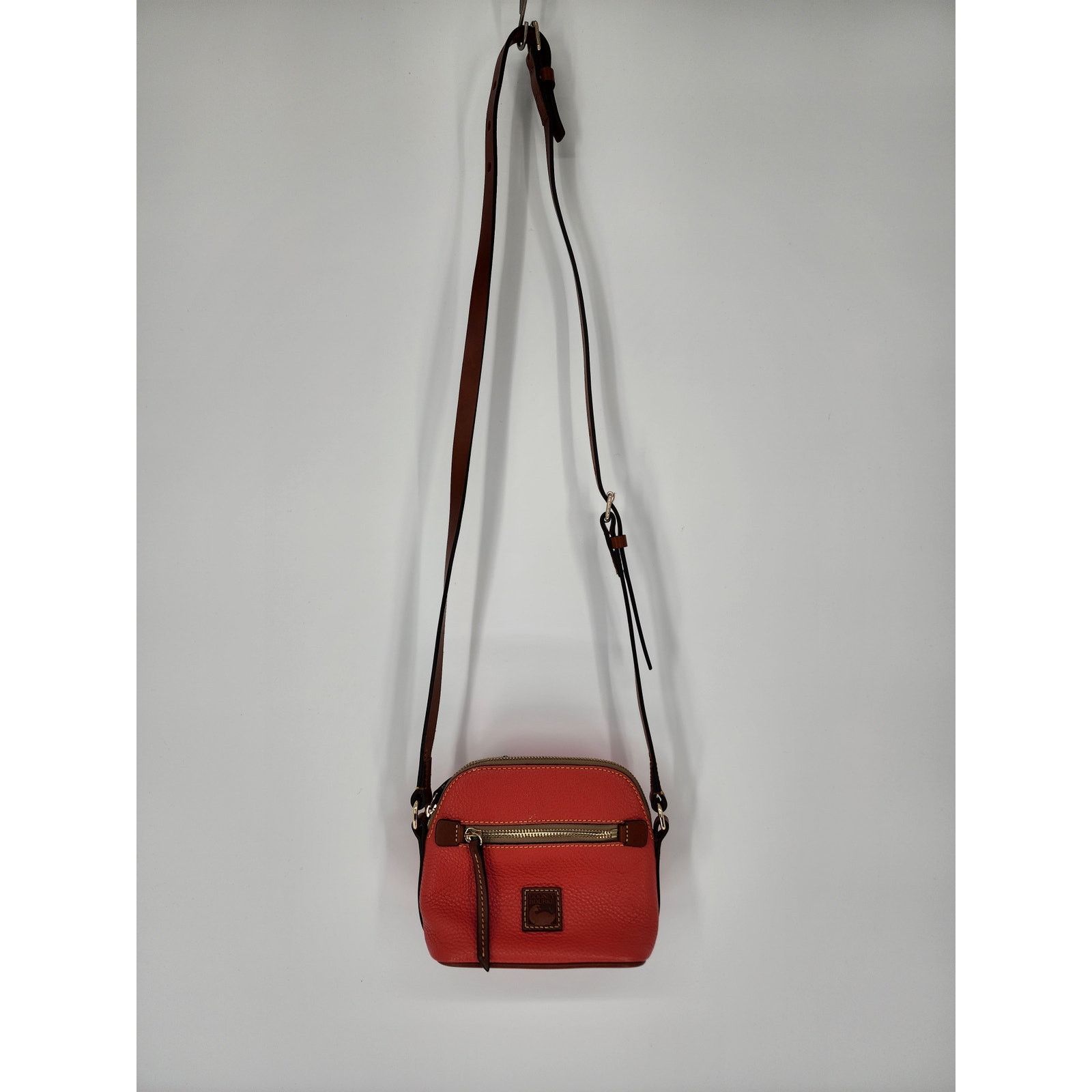 Dooney & Bourke Dooney & Bourke Red Pebbled Leather Mini Crossbody Bag Size ONE SIZE - 18 Thumbnail