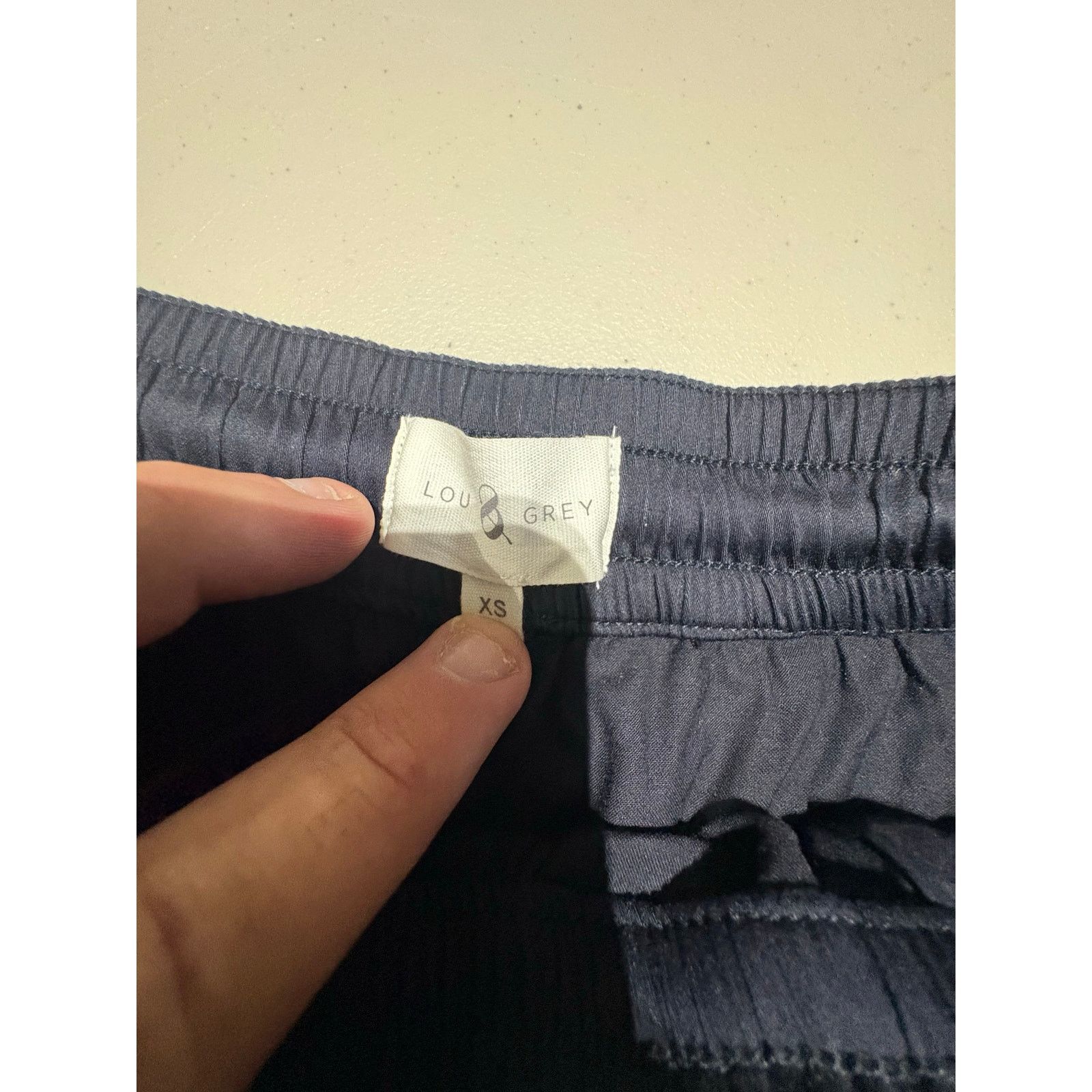 Lou & Grey Lou & Grey Women’s Lounge Shorts Blue Drawstring Size XS Size 26" / US 2 / IT 38 - 4 Thumbnail