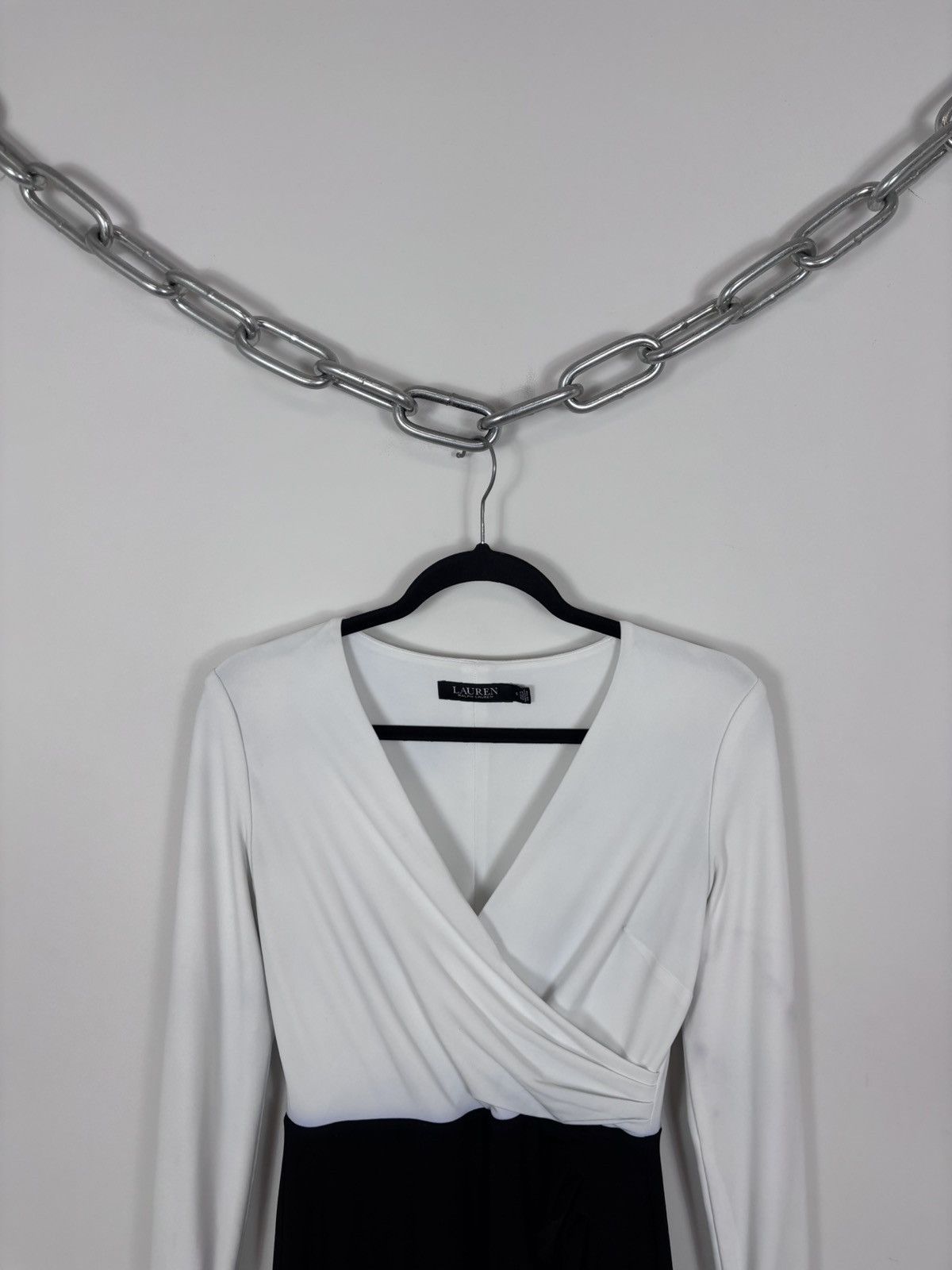 Lauren Ralph Lauren Lauren Ralph Lauren Women’s Two-Tone Jersey Dress Size XS / US 0-2 / IT 36-38 - 2 Thumbnail
