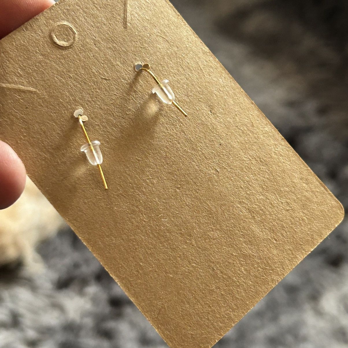 Handmade Handcrafted elegant genuine stone opalite earrings Size ONE SIZE - 3 Thumbnail