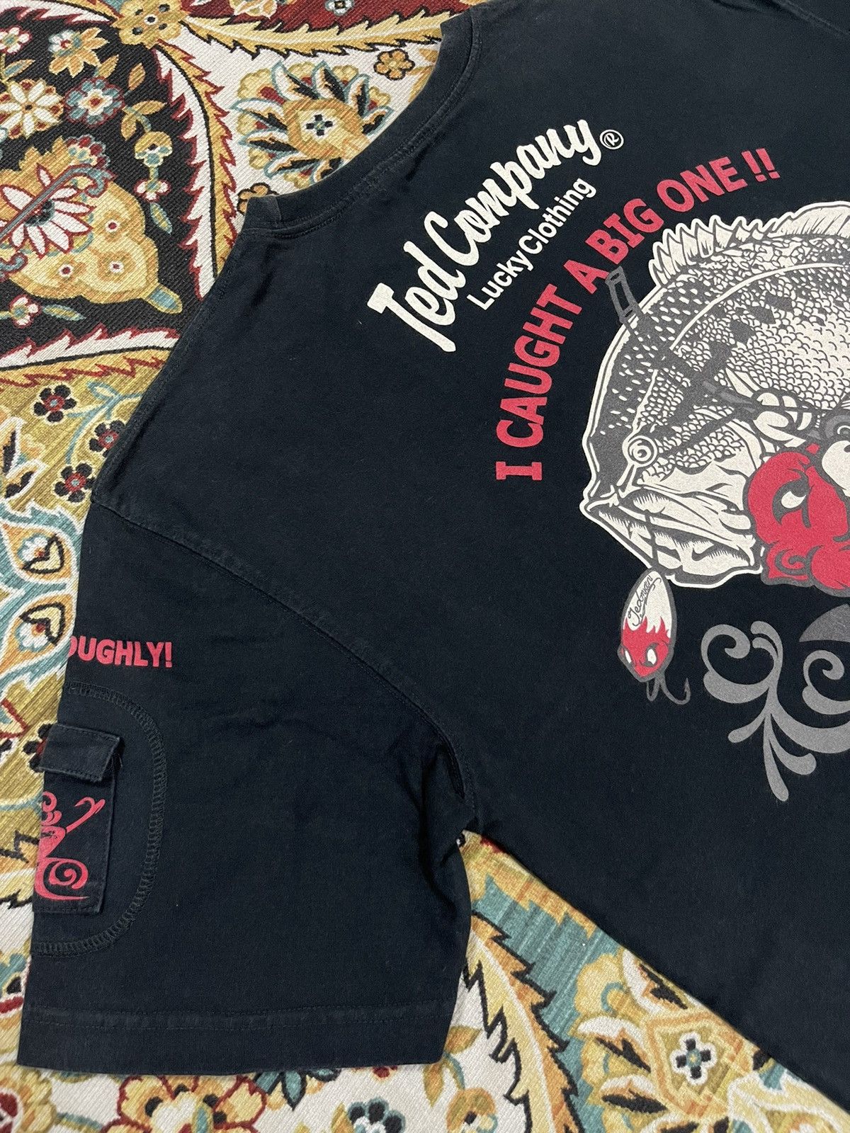 Japanese Brand × Vintage Ted Company Lucky Red Devil Sukajan Big Logo Vintage Tee Size US L / EU 52-54 / 3 - 6 Thumbnail