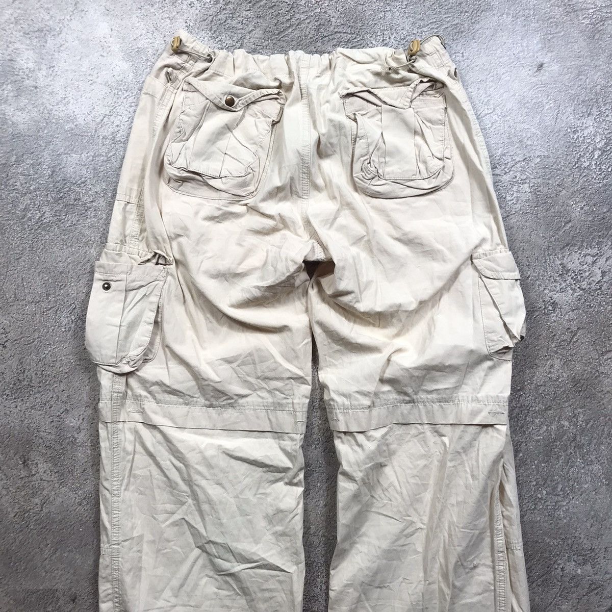 Vintage Vintage Y2K Baggy Cargo Pants Distressed Tactical Streetwear Size US 27 - 5 Thumbnail