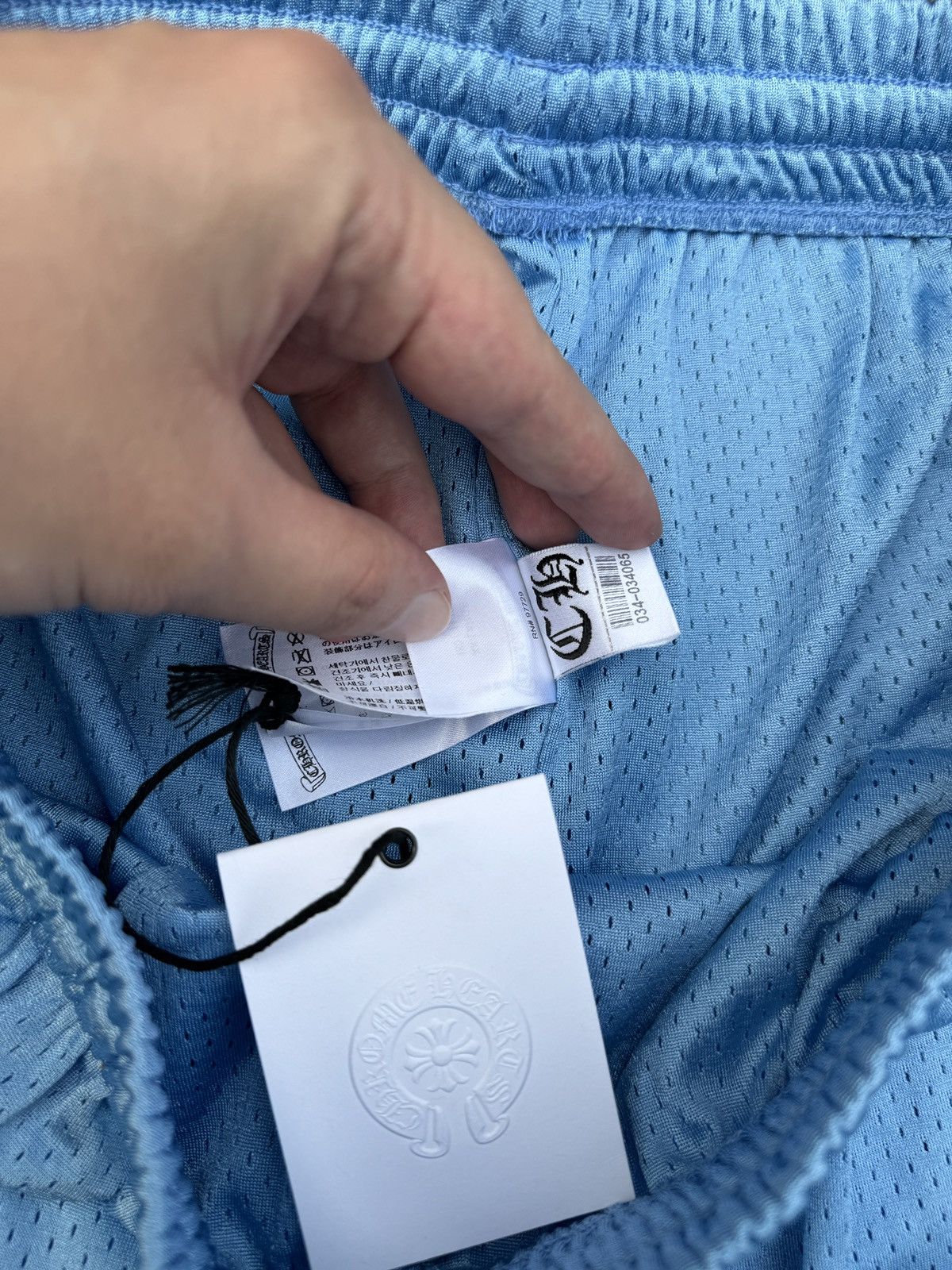 Chrome Hearts Chrome Hearts Baby Blue Mesh Shorts Sz. XXL Size US 38 / EU 54 - 6 Thumbnail