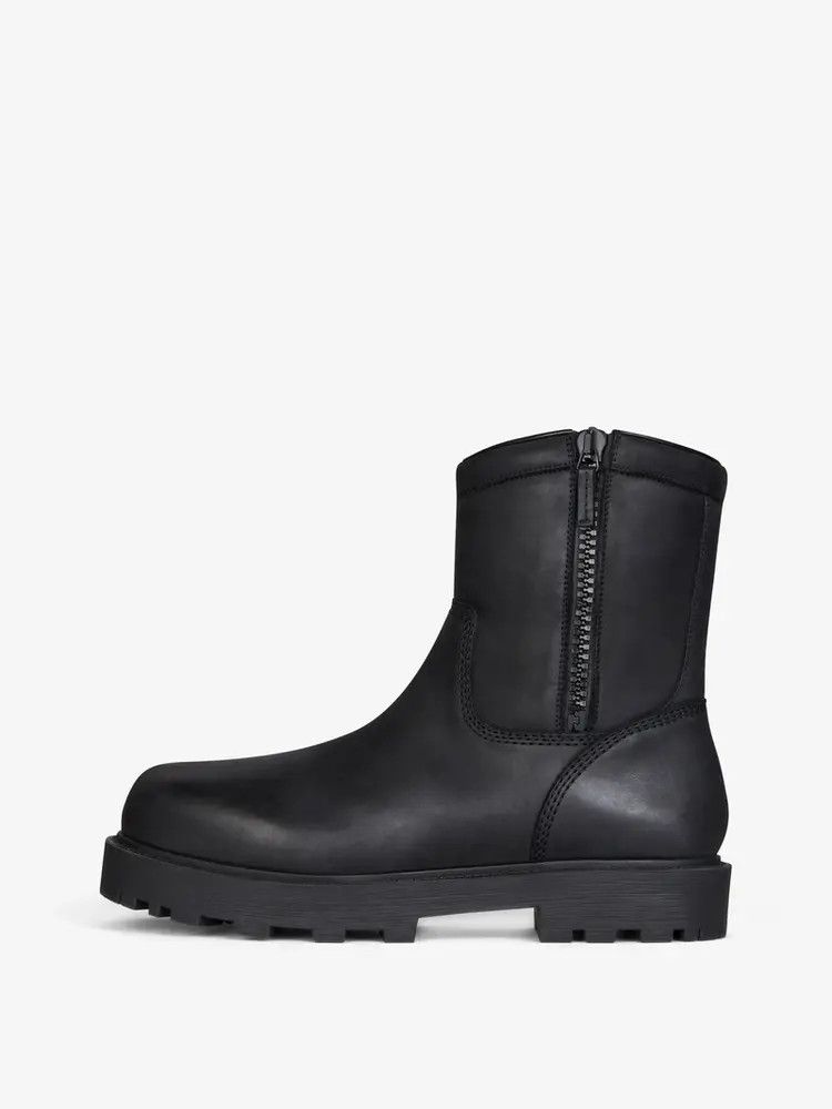 Givenchy o1n1vont0326 Storm Zip High Boots in Black Size US 12 / EU 45 - 2 Thumbnail