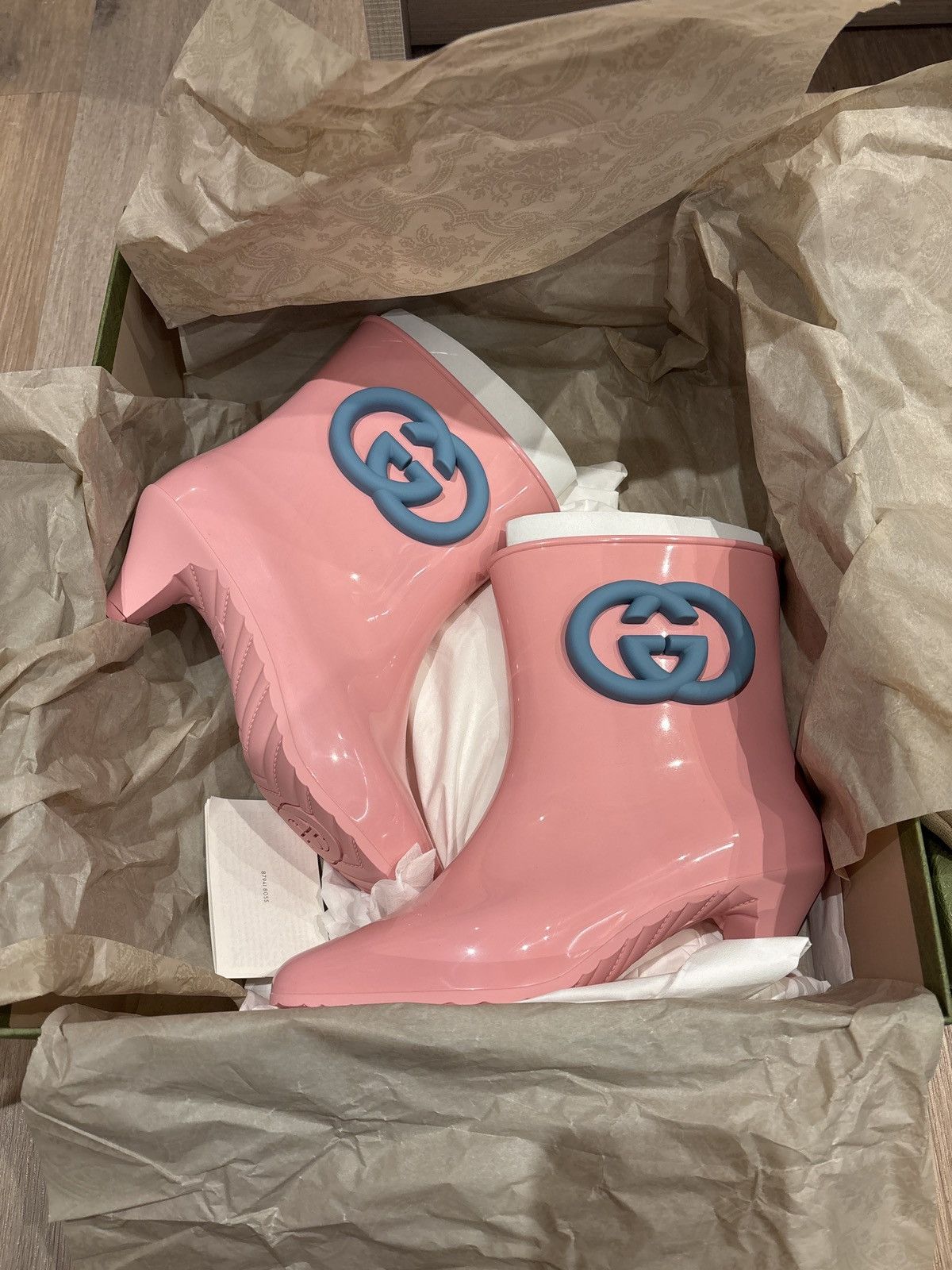 Gucci Gucci rain boots Size US 7 / IT 37 - 1 Thumbnail