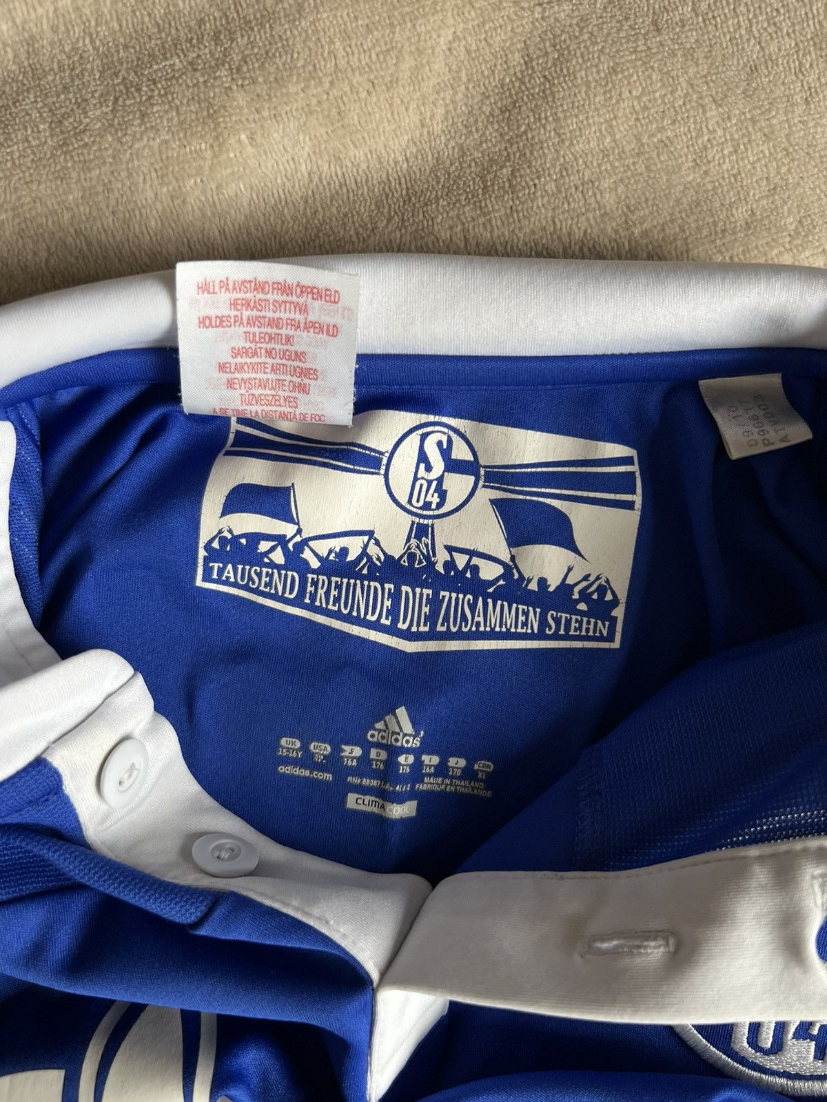 Adidas Soccer Jersey Adidas Schalke 04 2010/11 Draxler #31 Size US M / EU 48-50 / 2 - 6 Thumbnail