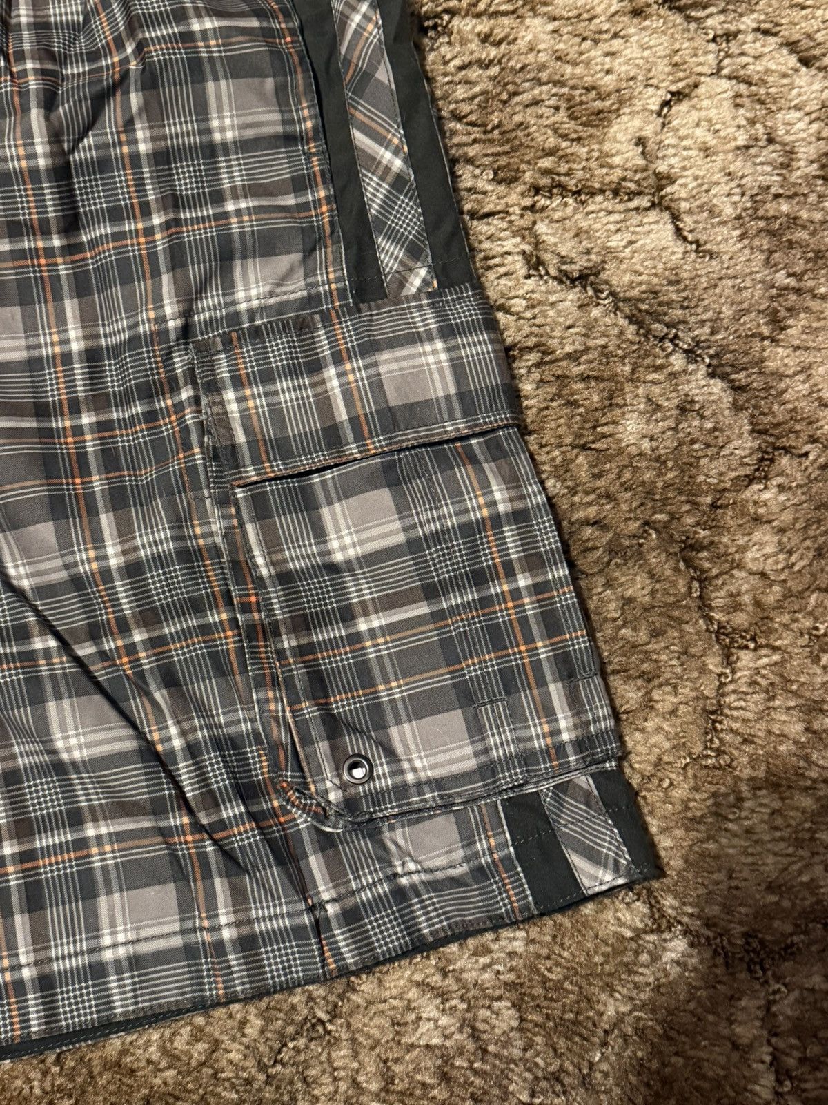 Mossimo Vintage Y2K Mossimo Plaid Cargo Shorts XLarge Size US 40 / EU 56 - 2 Thumbnail