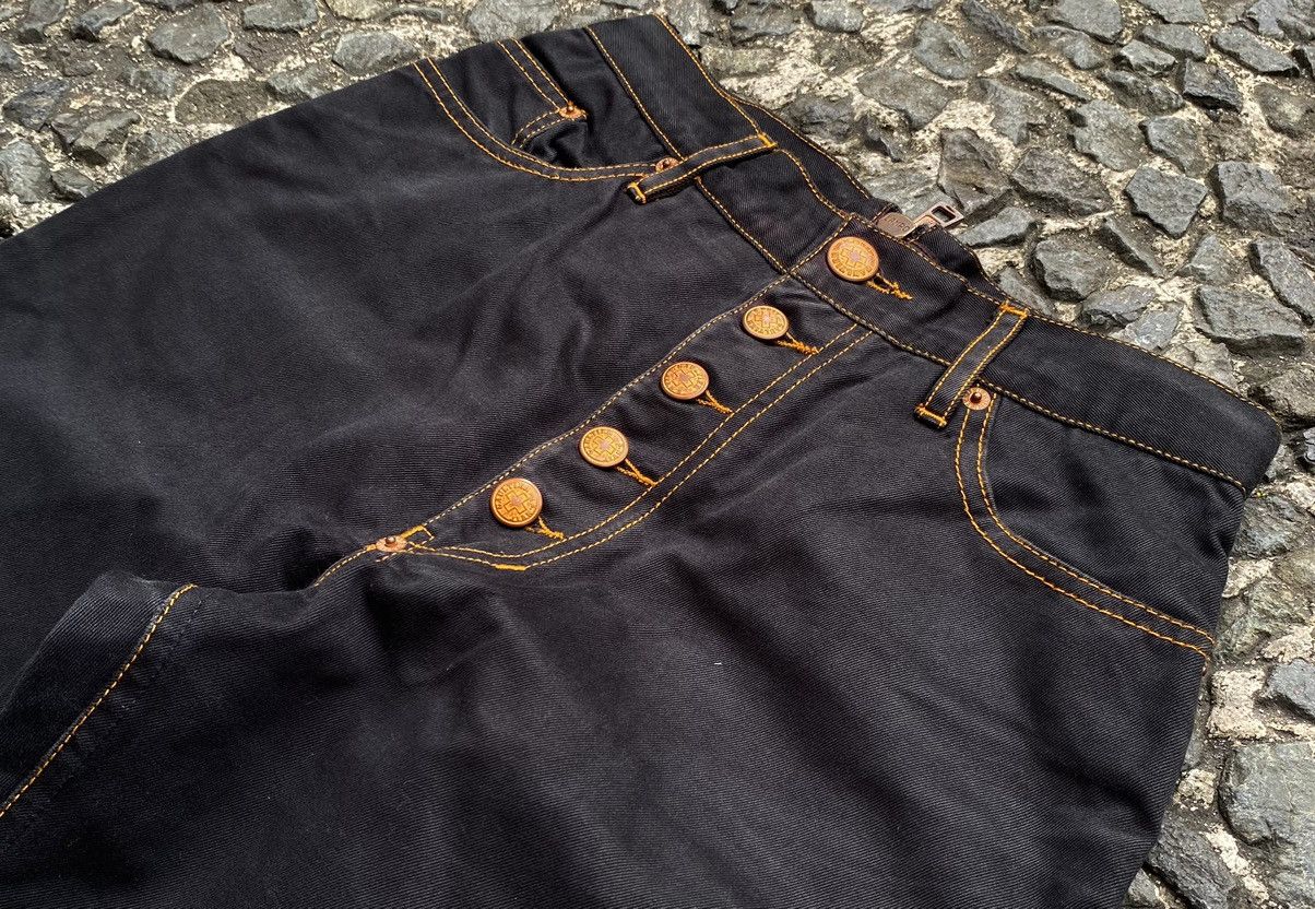 Jean Paul Gaultier JPG - Archival Back Zip Plated Logo Pant Size 26" / US 2 / IT 38 - 5 Thumbnail