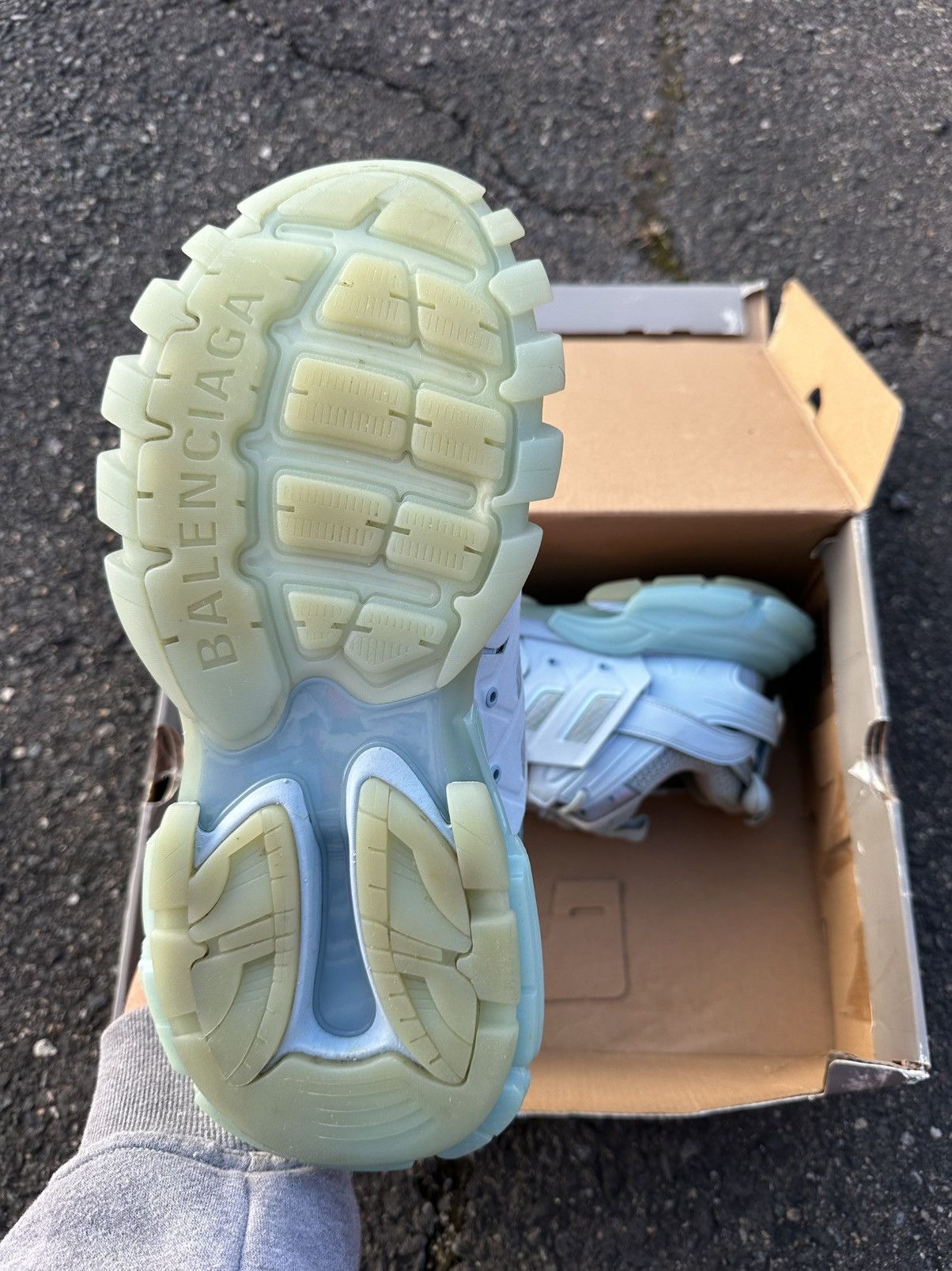 Balenciaga Balenciaga Track Blue Gel Size US 11 / EU 44 - 5 Thumbnail