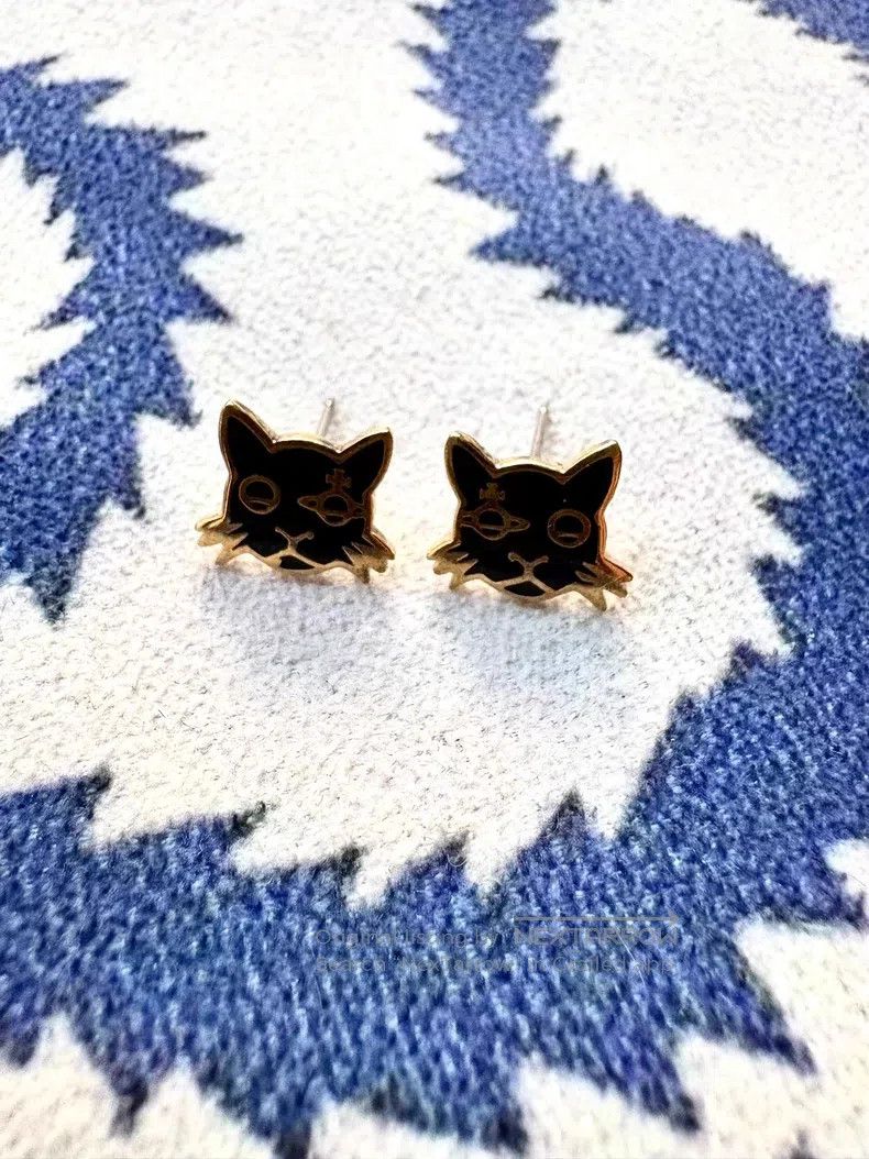 Vivienne Westwood Vivienne Westwood Vintage Black and Gold Little Cat Saturn Size ONE SIZE - 2 Thumbnail