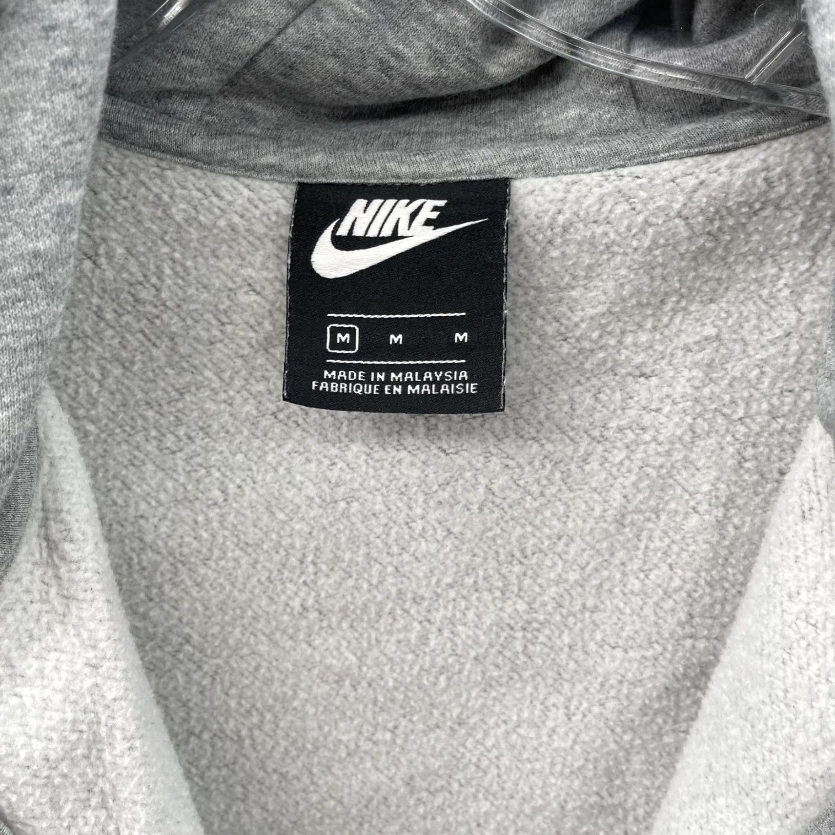 Nike Nike NSW Hoodie Men's Medium Gray Logo Zip Jacket Sportswear Athletic Streetwear Size US L / EU 52-54 / 3 - 4 Thumbnail