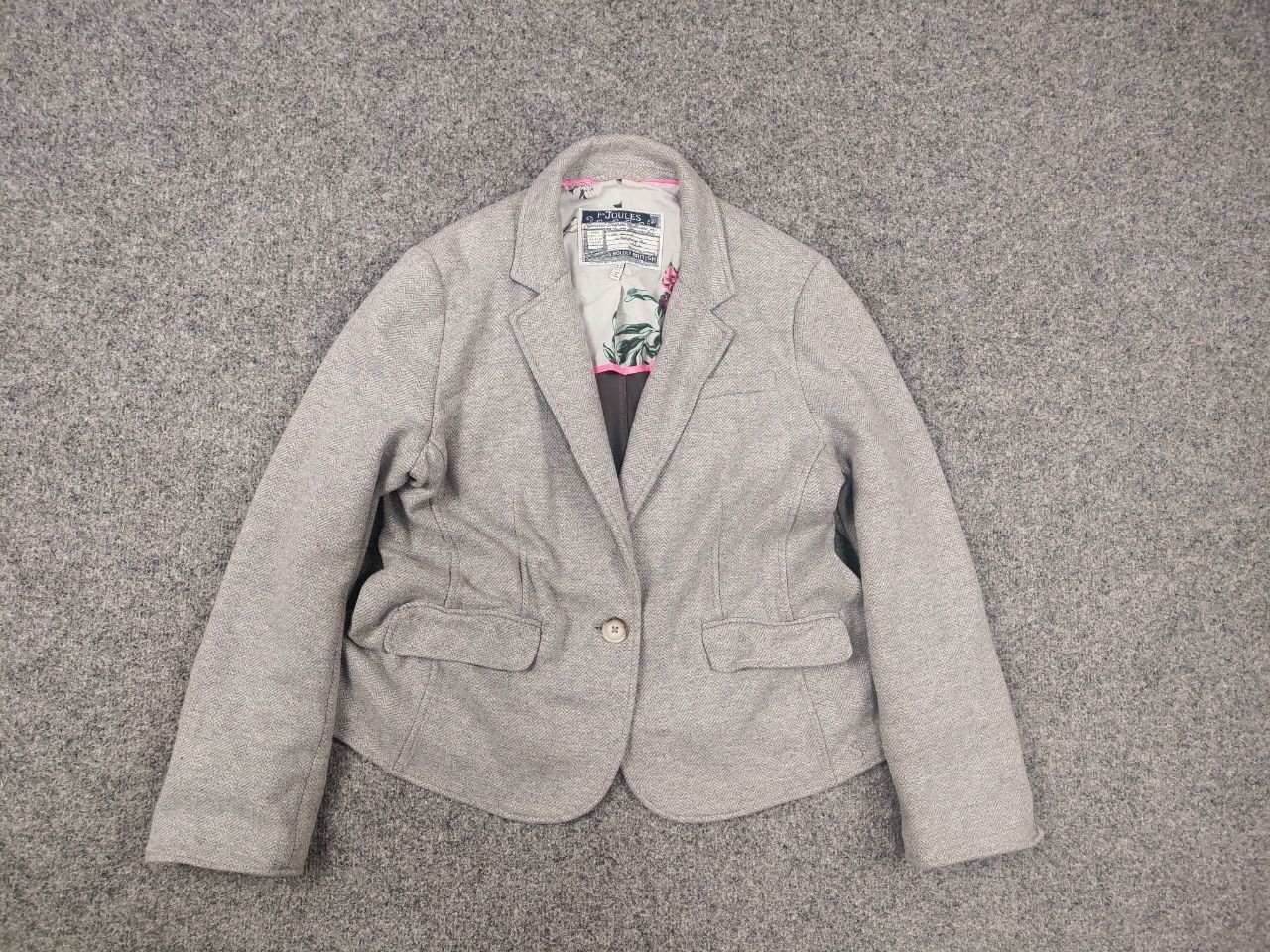 Vintage Joules Boldly british olivia Henford Combined Blazer Jacket Size L / US 10 / IT 46 - 2 Thumbnail