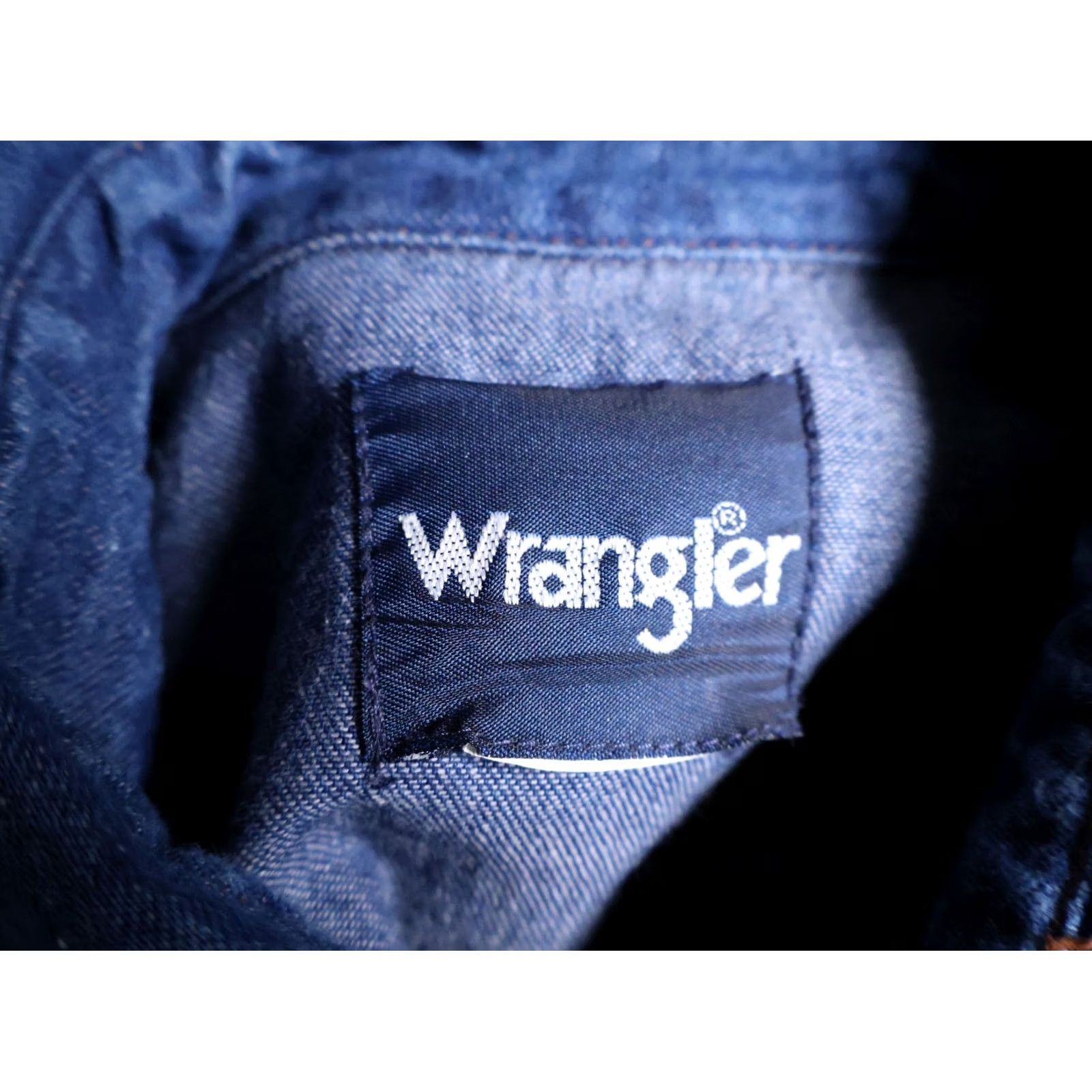 Wrangler VINTAGE Wrangler Denim Western Shirt Men's Medium Blue Pearl Snap Rockabilly Retro Shirt Size US M / EU 48-50 / 2 - 3 Thumbnail