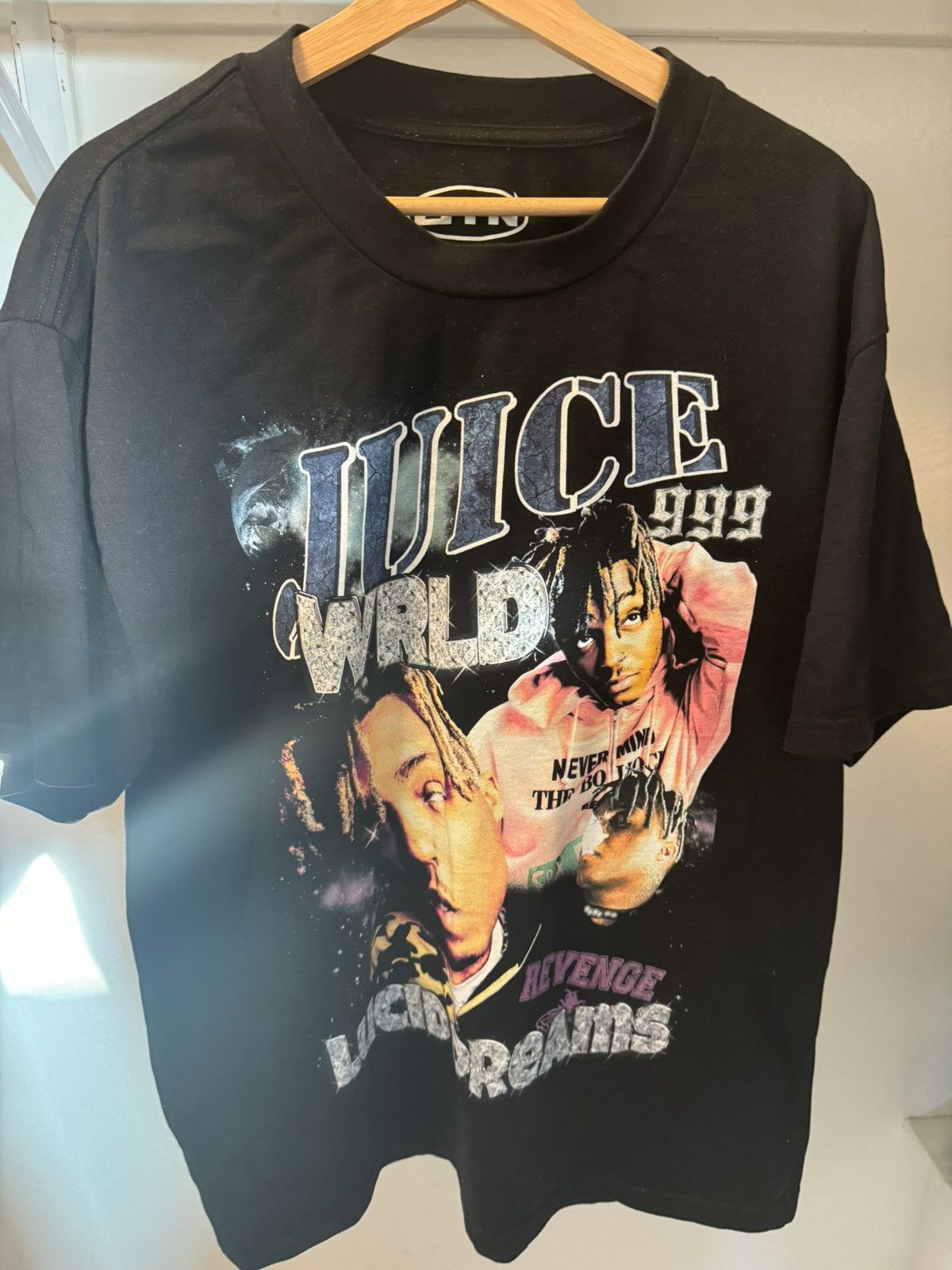 Vintage Juice WRLD T Shirt (Effn Rewind) Size US L / EU 52-54 / 3 - 1 Thumbnail